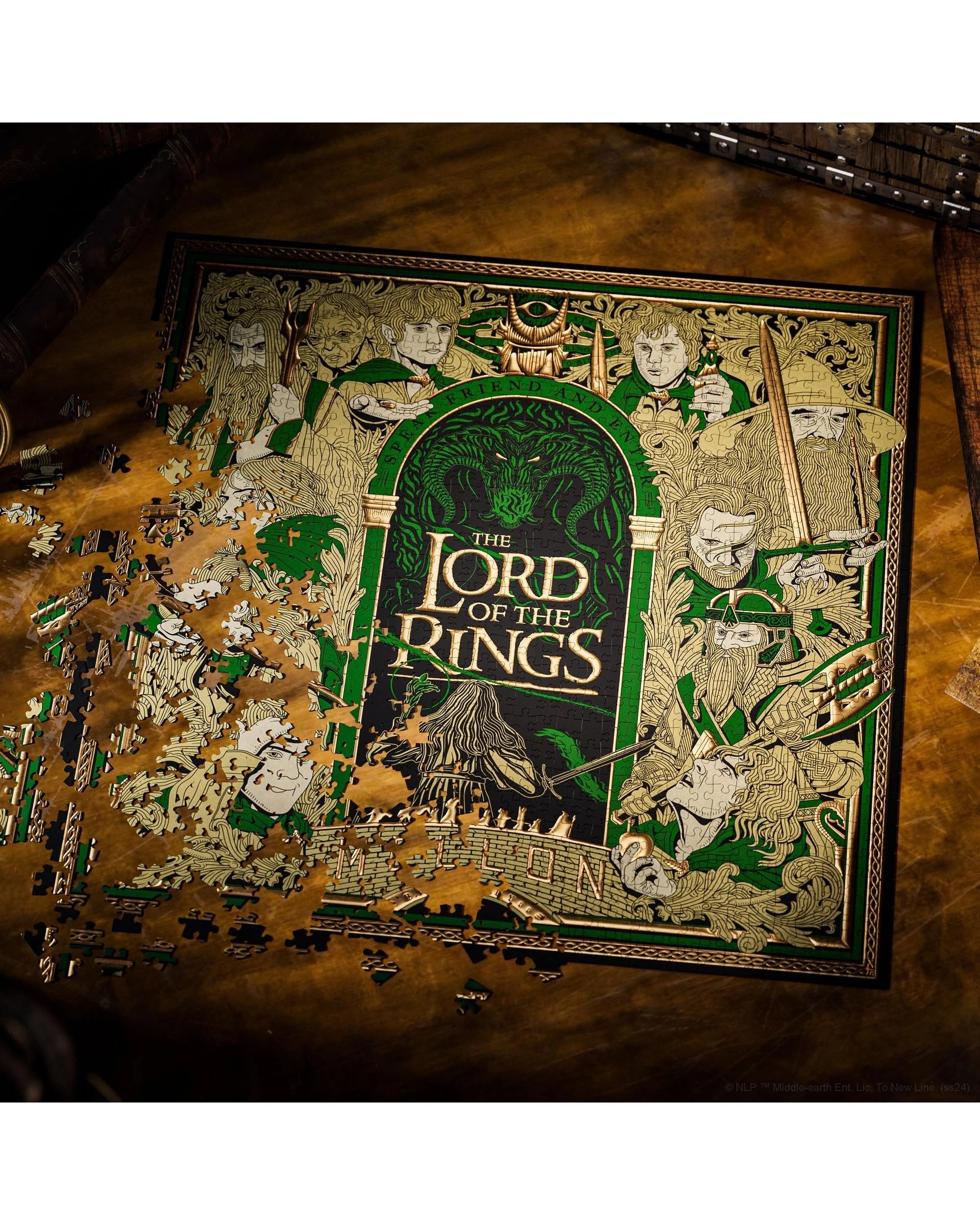 4 theory11 The Lord of the Rings 1000 Piece Jigsaw Puzzle, 4 of 4
