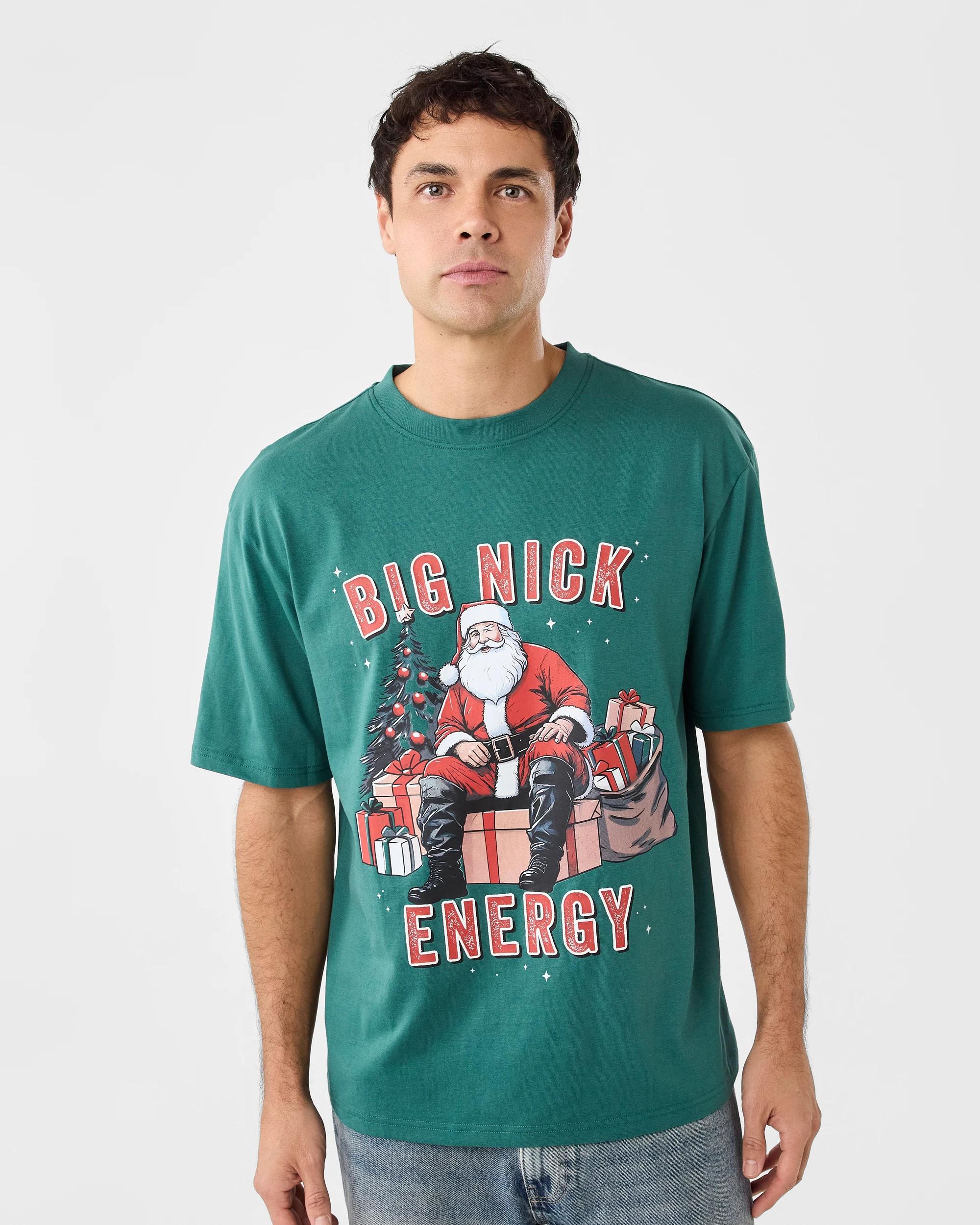 1 Oversized Christmas T-shirt Grn Xmas, 1 of 5
