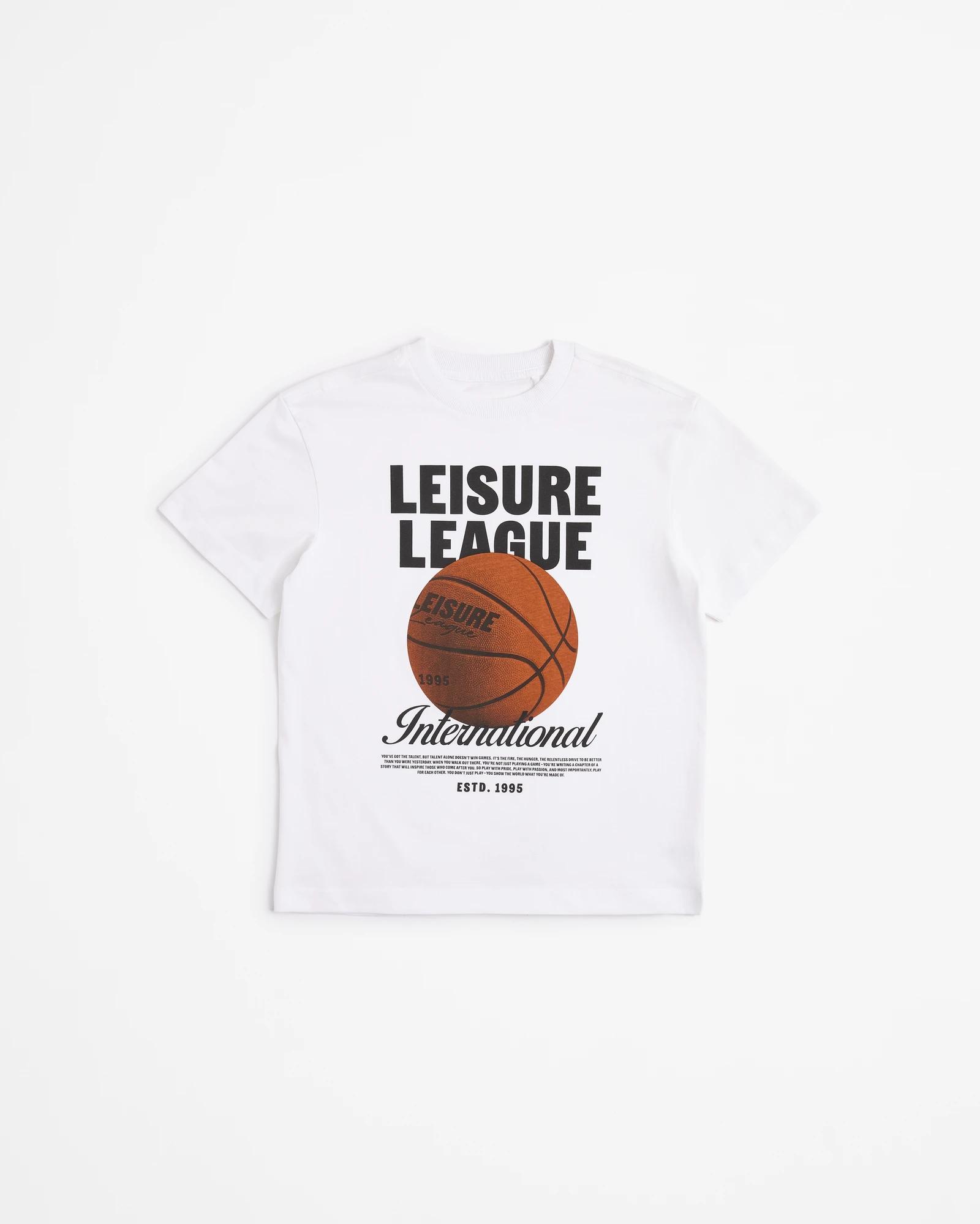 1 Target Australian Cotton Print T-shirt WHITE BASKETBALL, 1 of 3