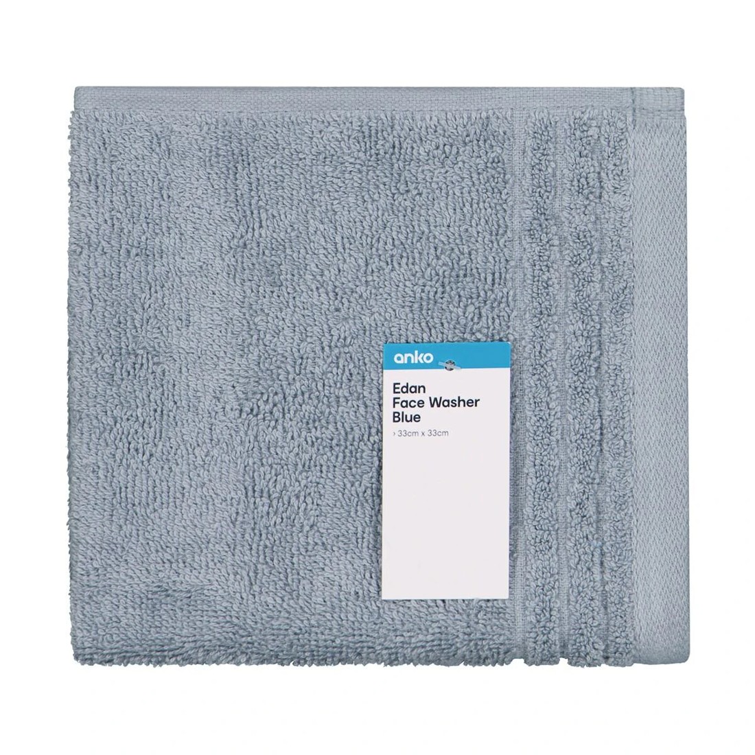 5 Edan Cotton Face Washer - Blue, 5 of 6