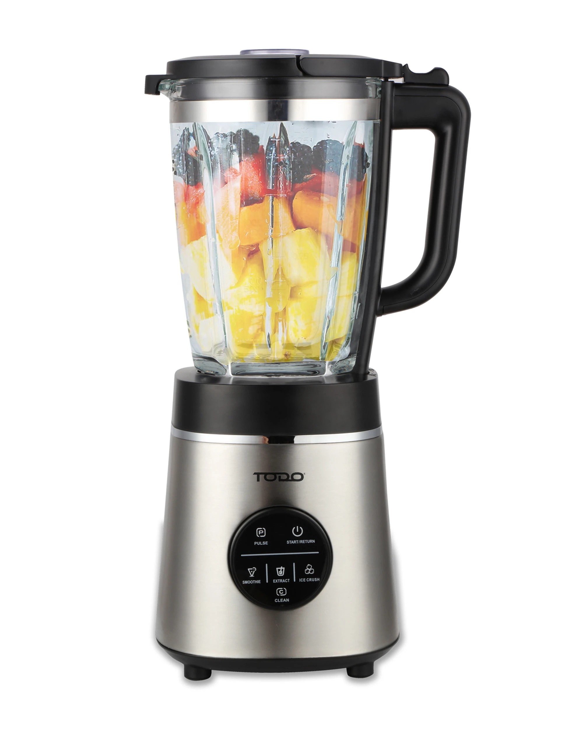 4 TODO 1.75L Commercial Electric Blender 1000W Glass Jar Adjustable Speed Stainless Steel Body, 4 of 4