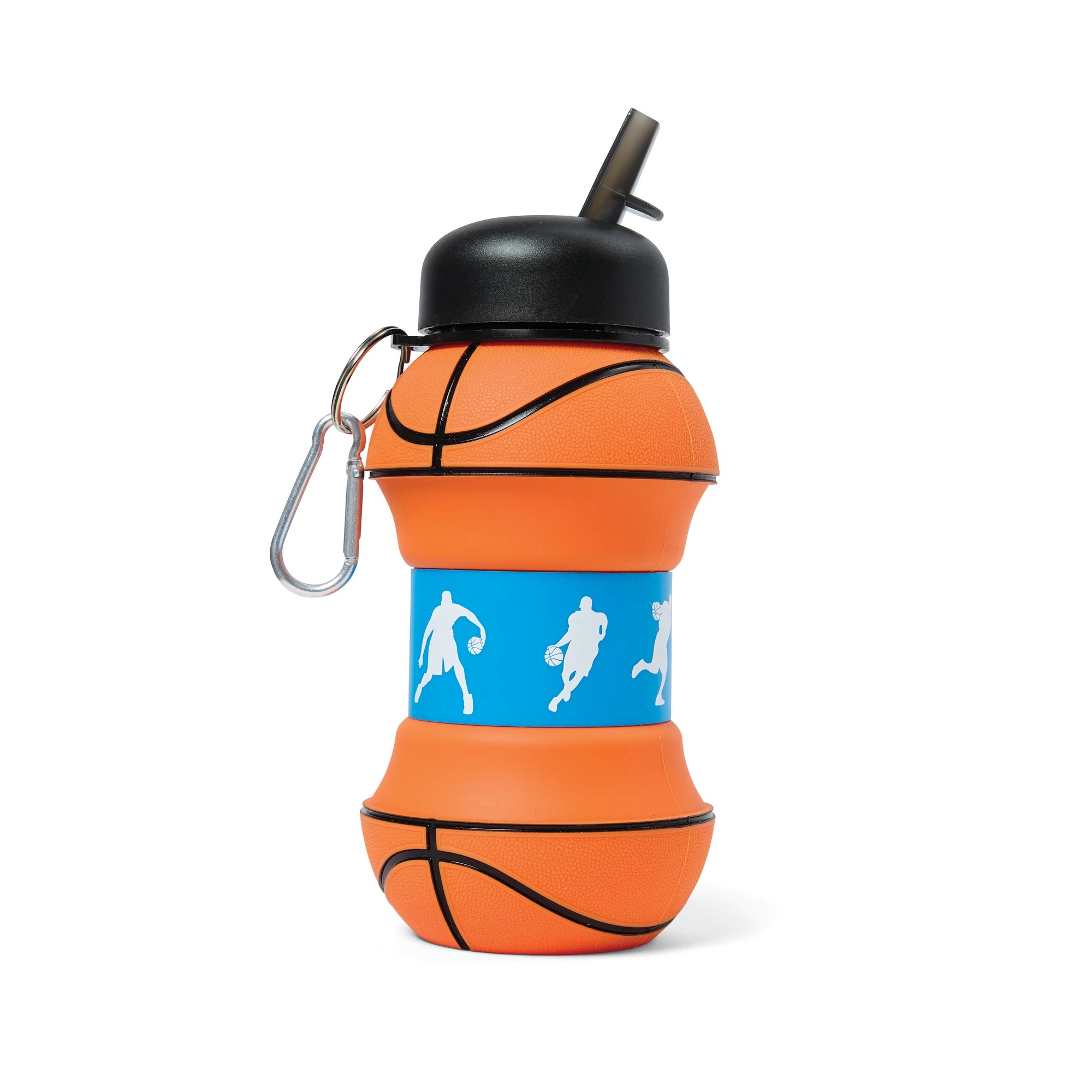 2 520ml Basketball Pop-Up Collapsible Drink Bottle, 2 of 6