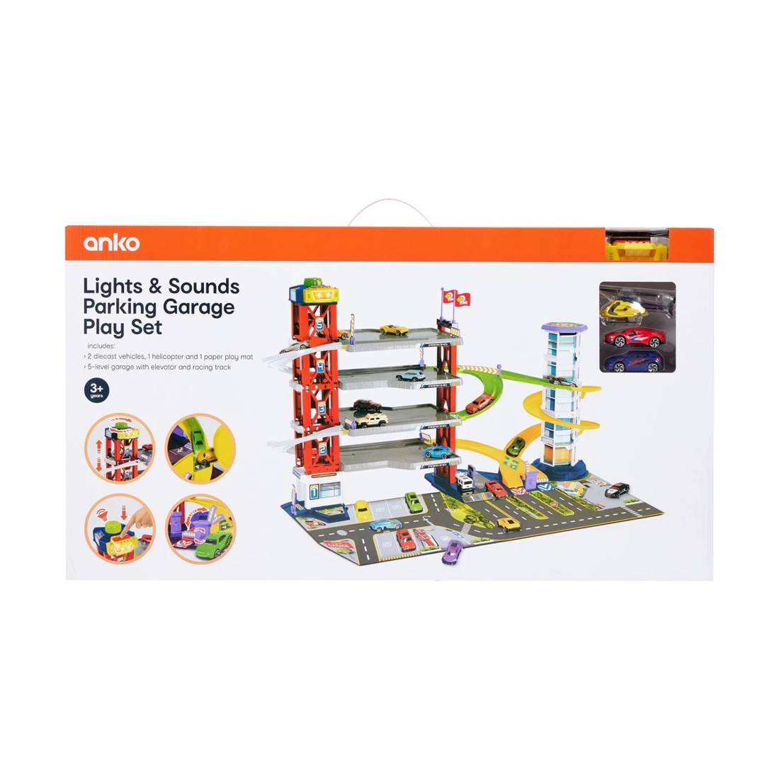 10 Lights and Sounds Parking Garage Play Set, 10 of 10