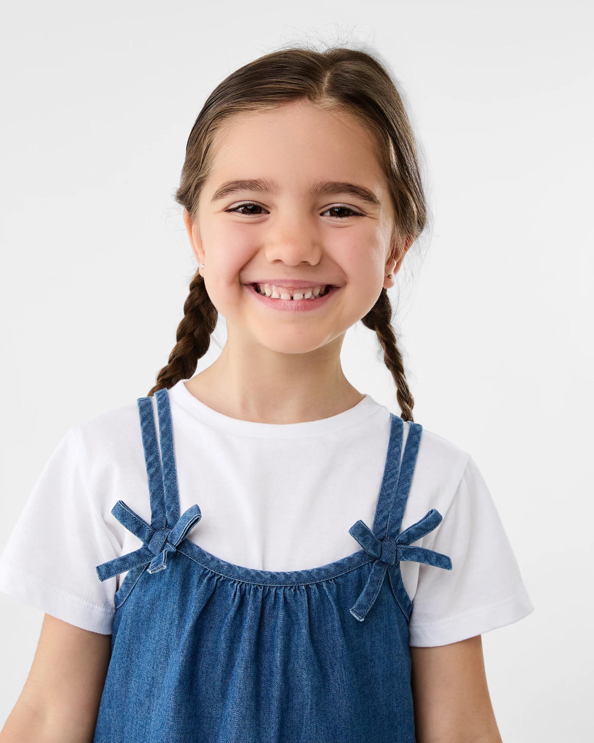 3 2 Piece Dress Set Chambray, 3 of 7