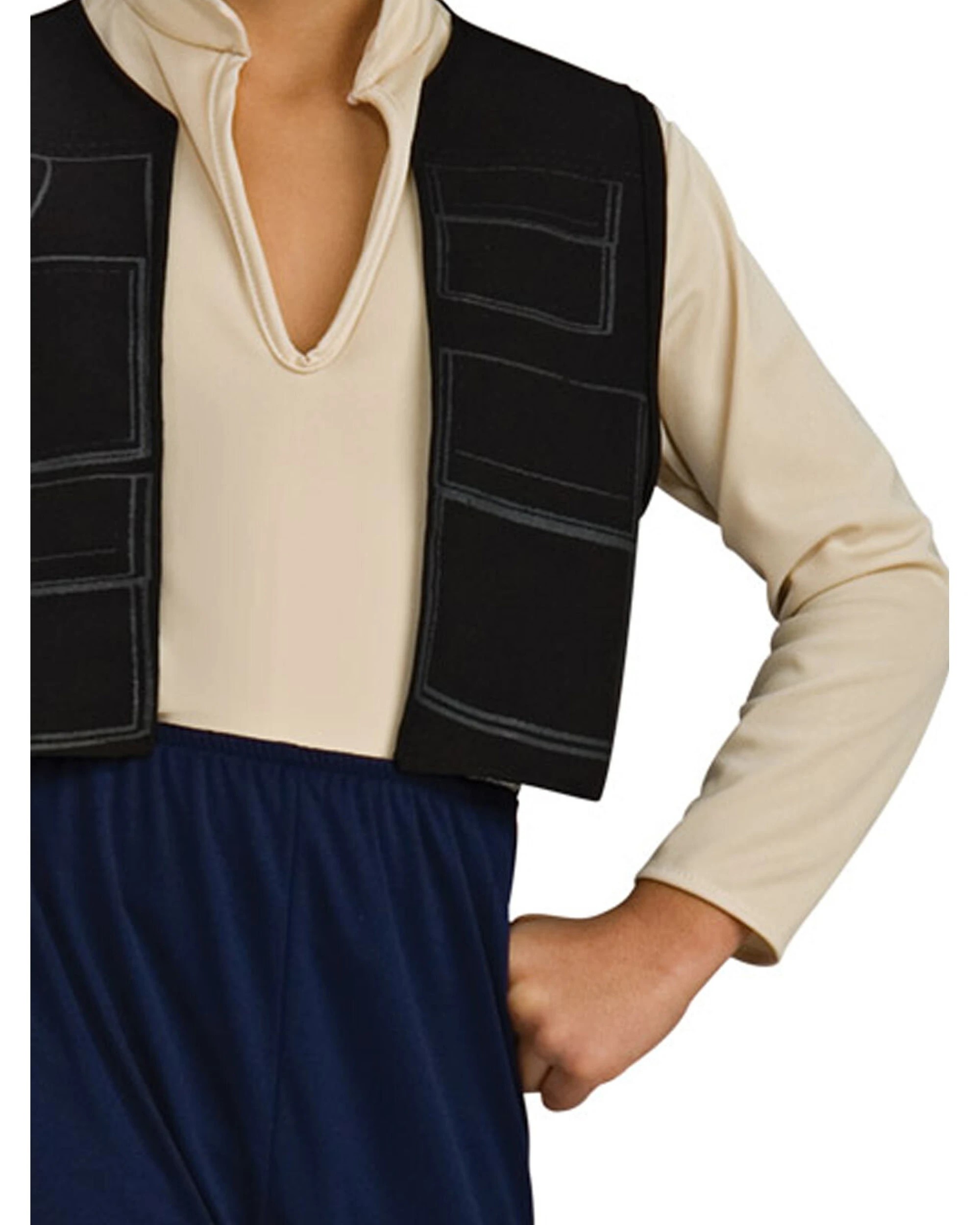 2 Star Wars Han Solo Deluxe Boys Dress Up Costume Size L - Multi, 2 of 3