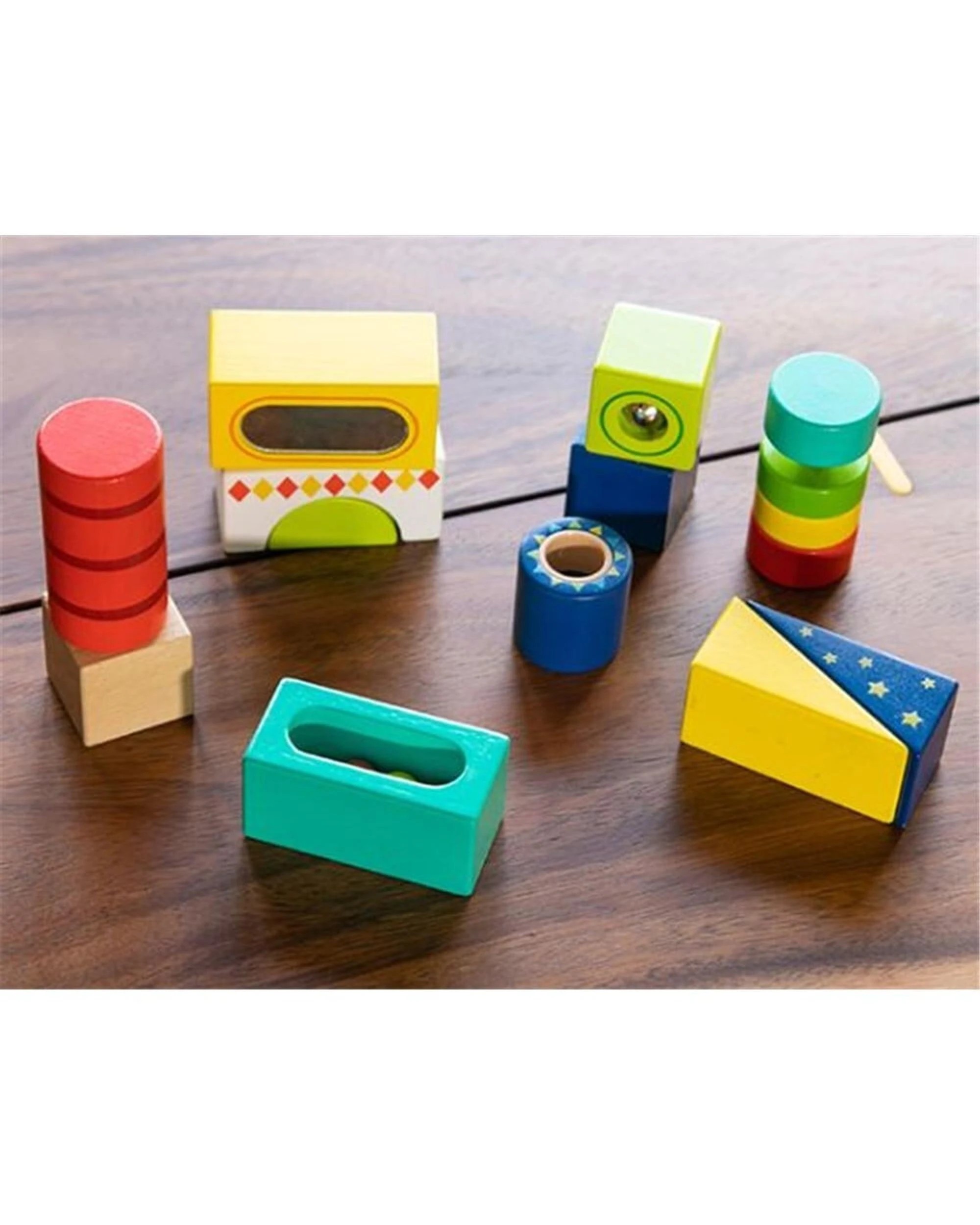 4 Fat Brain Toy Co Explore and Discover Sensory Blocks, 4 of 7