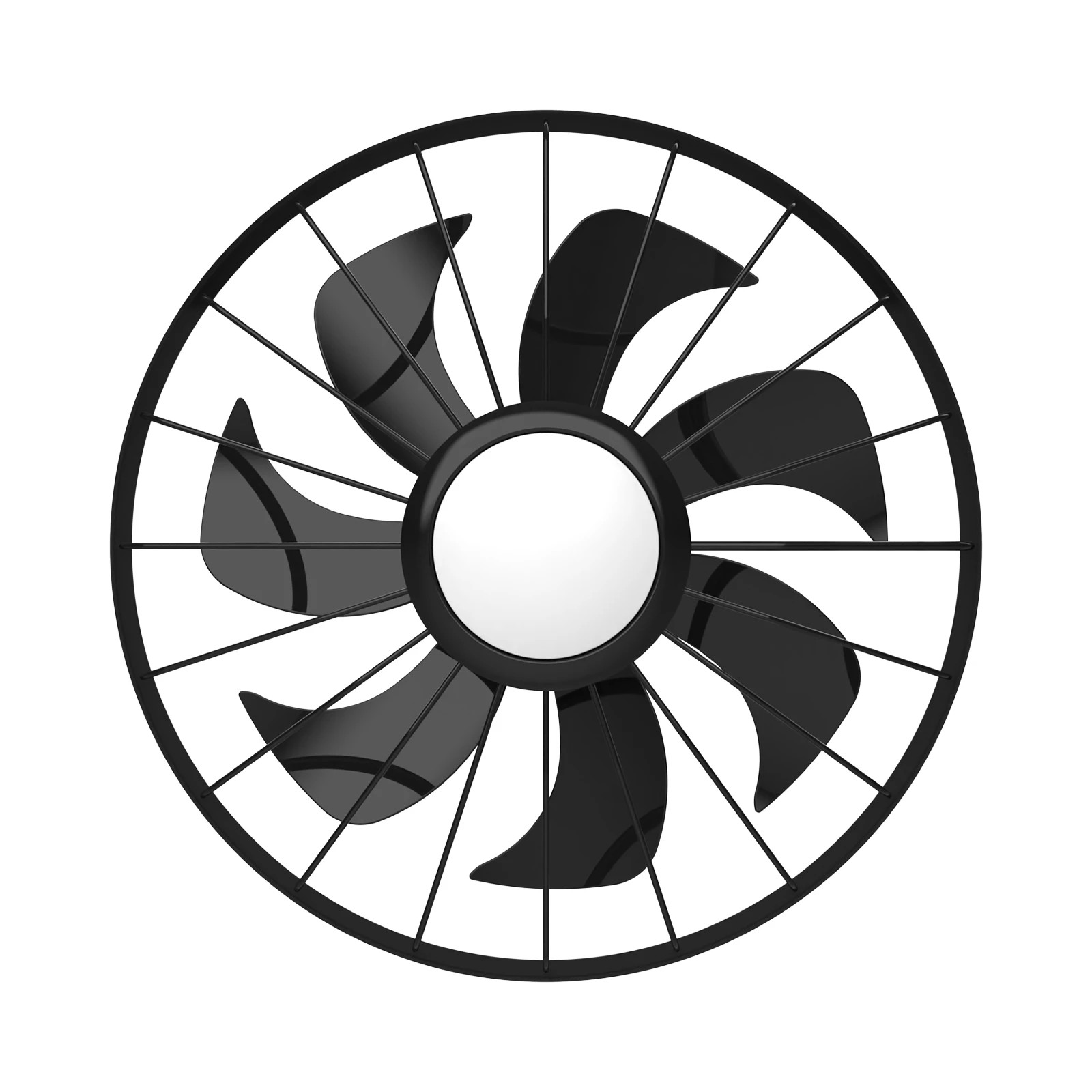 3 Advwin Outdoor Ceiling Fans with Light for Patios, Waterproof Gazebo Fan with Remote Control Smart App, 3 of 7