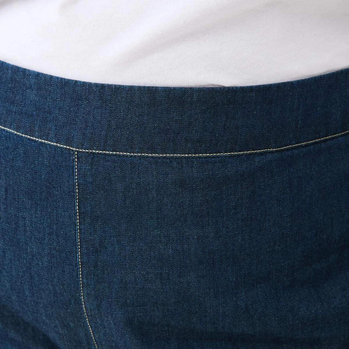 4 Curve Chambray Wide Leg Pants DARK DENIM WASH, 4 of 5