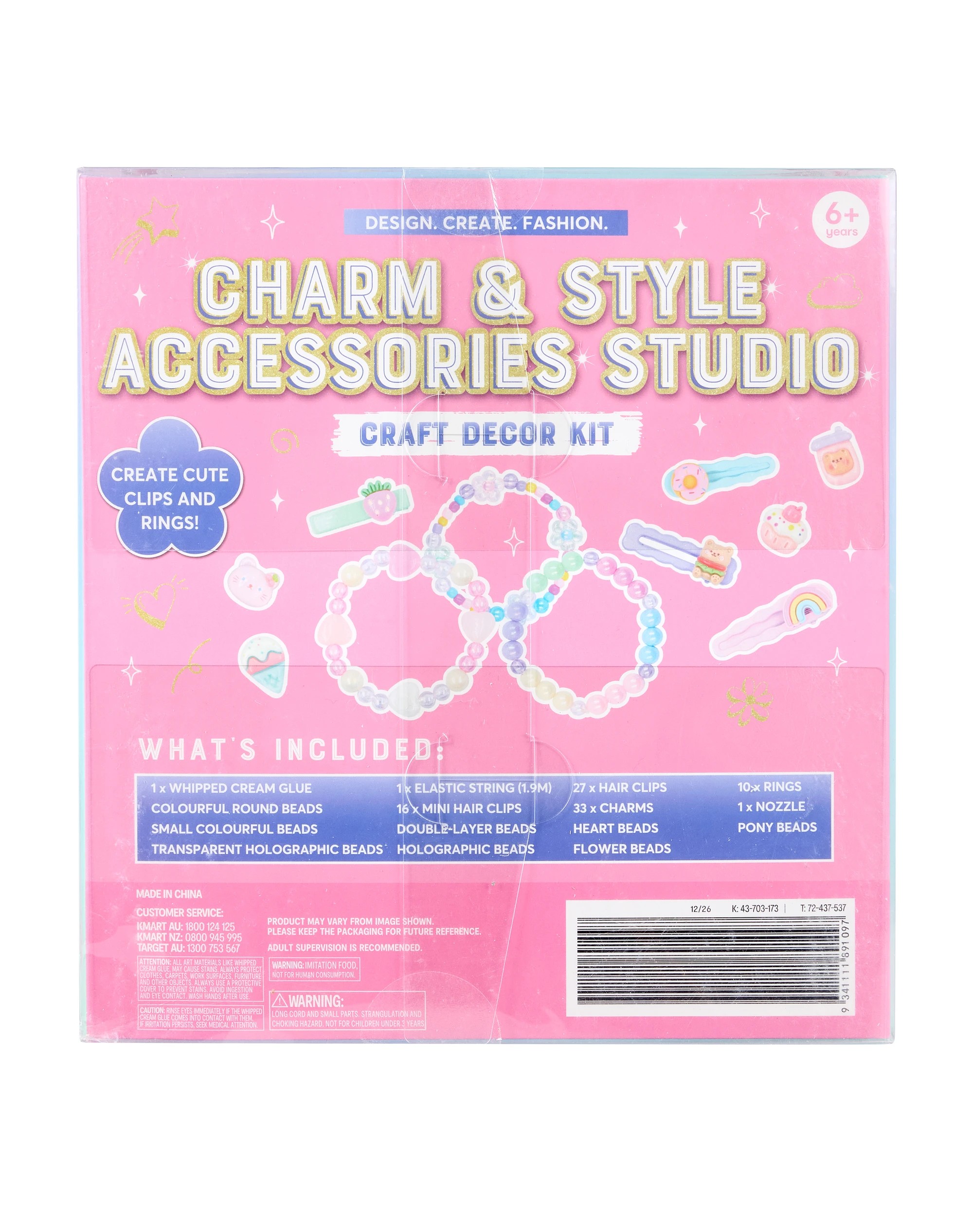 4 Charm & Style Accessories Studio Craft Decor Kit, 4 of 4