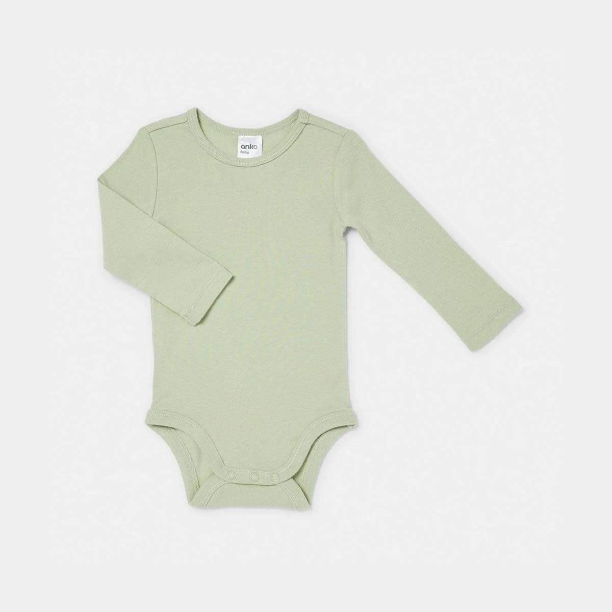 1 Everyday Long Sleeve Bodysuit Desgreen C, 1 of 3