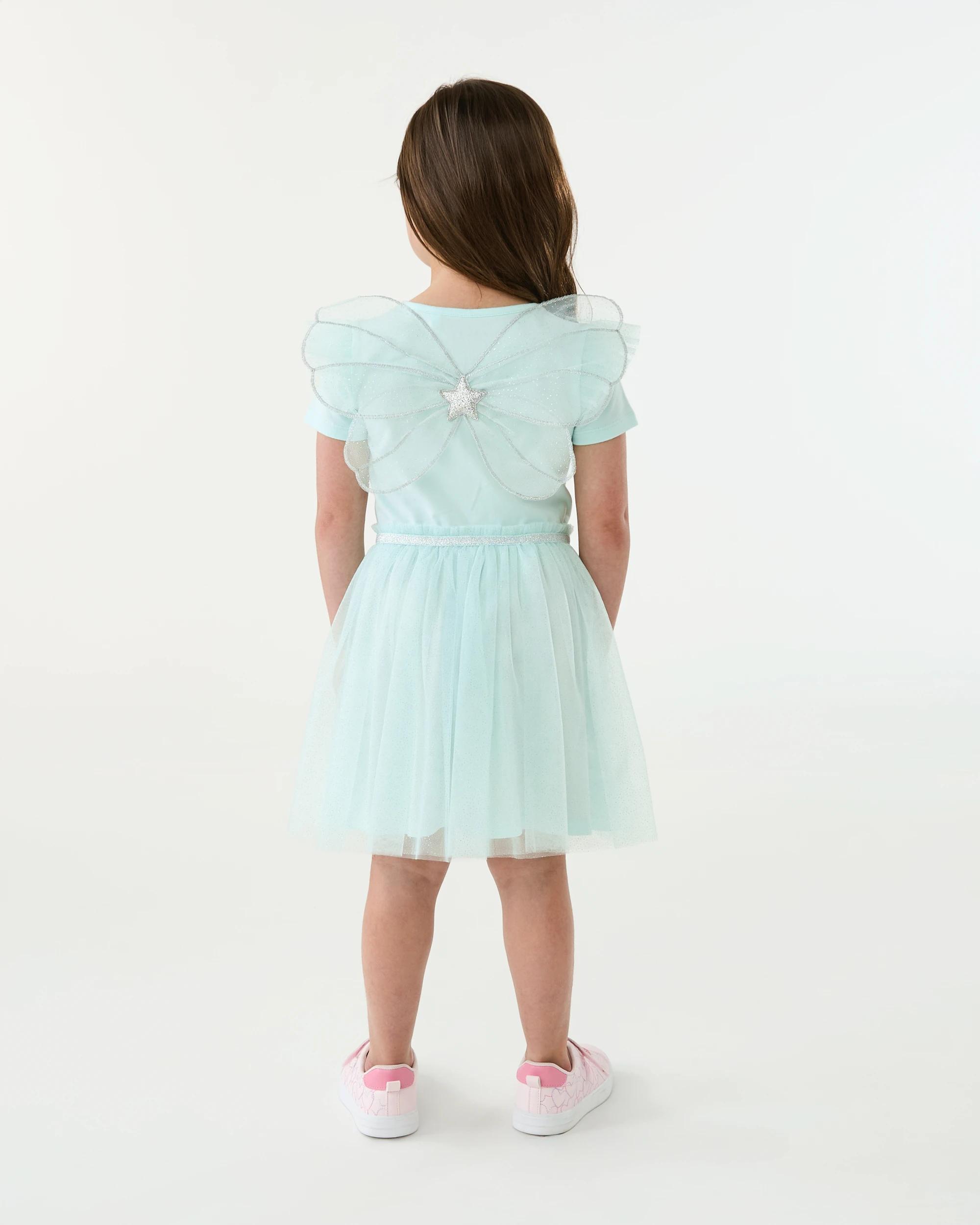 7 Frill Wing Tutu Dress Sea Green, 7 of 7