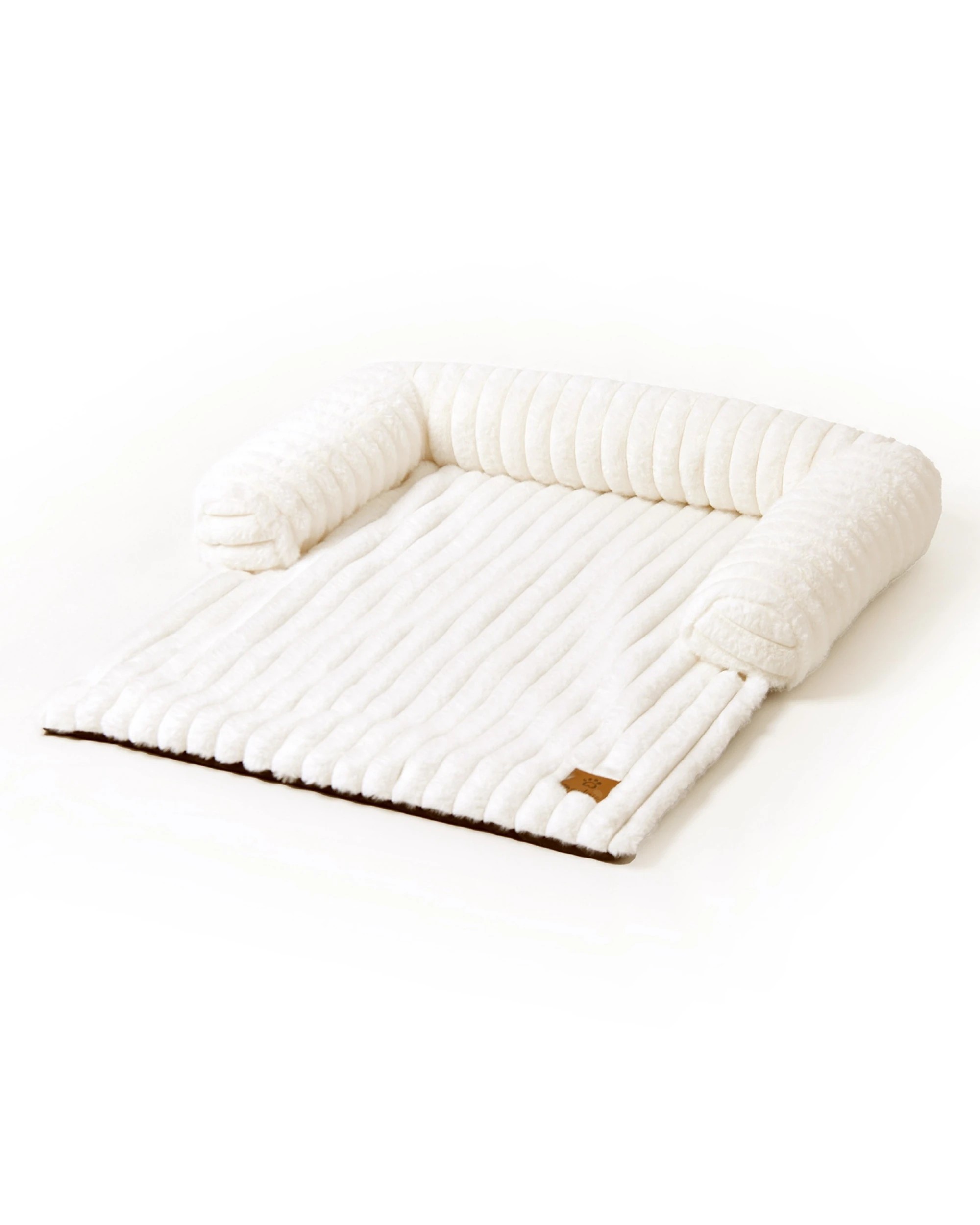 3 Charlie's Cloud Bolster Sofa Protector Dog Bed Small - Cream, 3 of 7