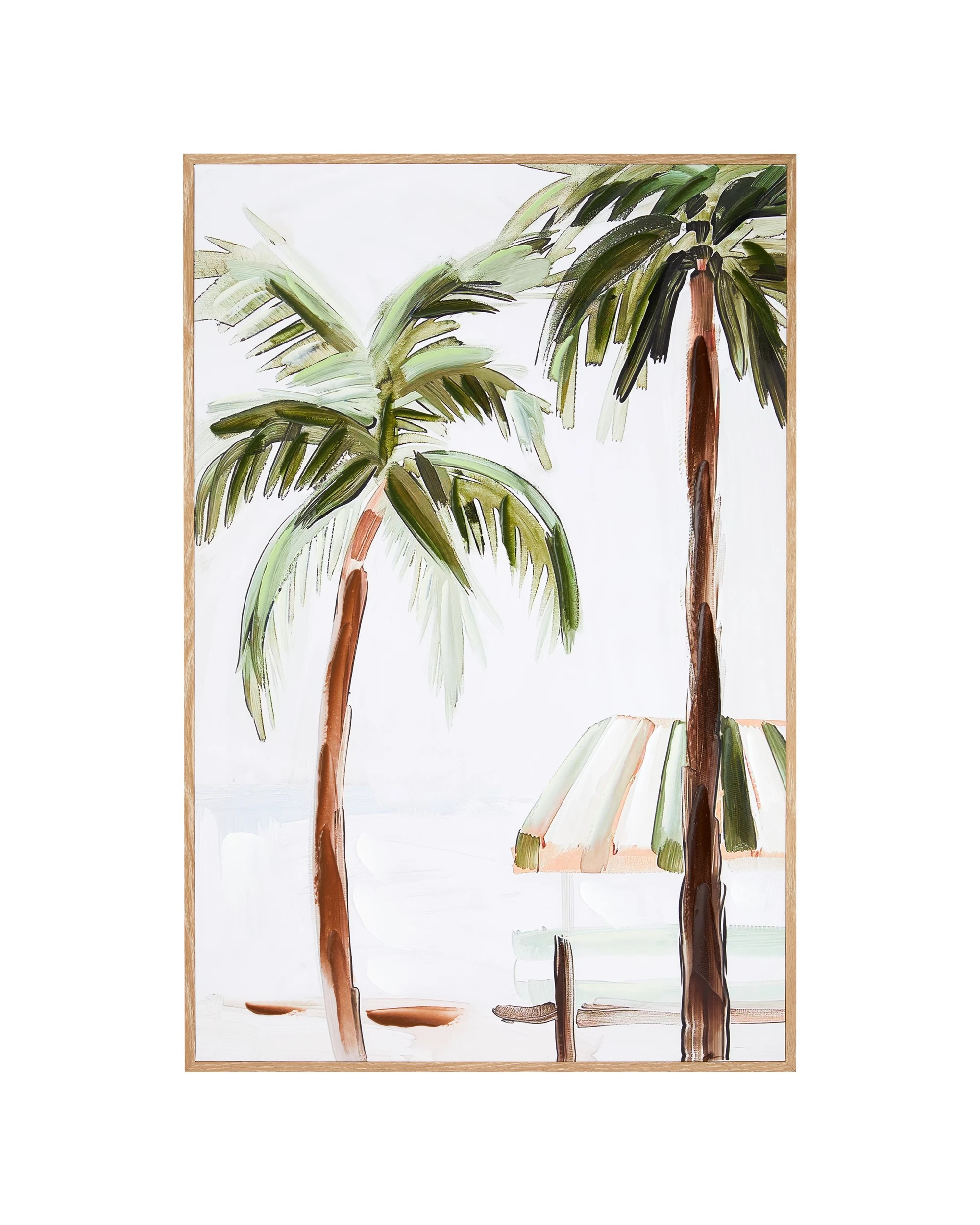 1 The Palms Framed Canvas, 1 of 5