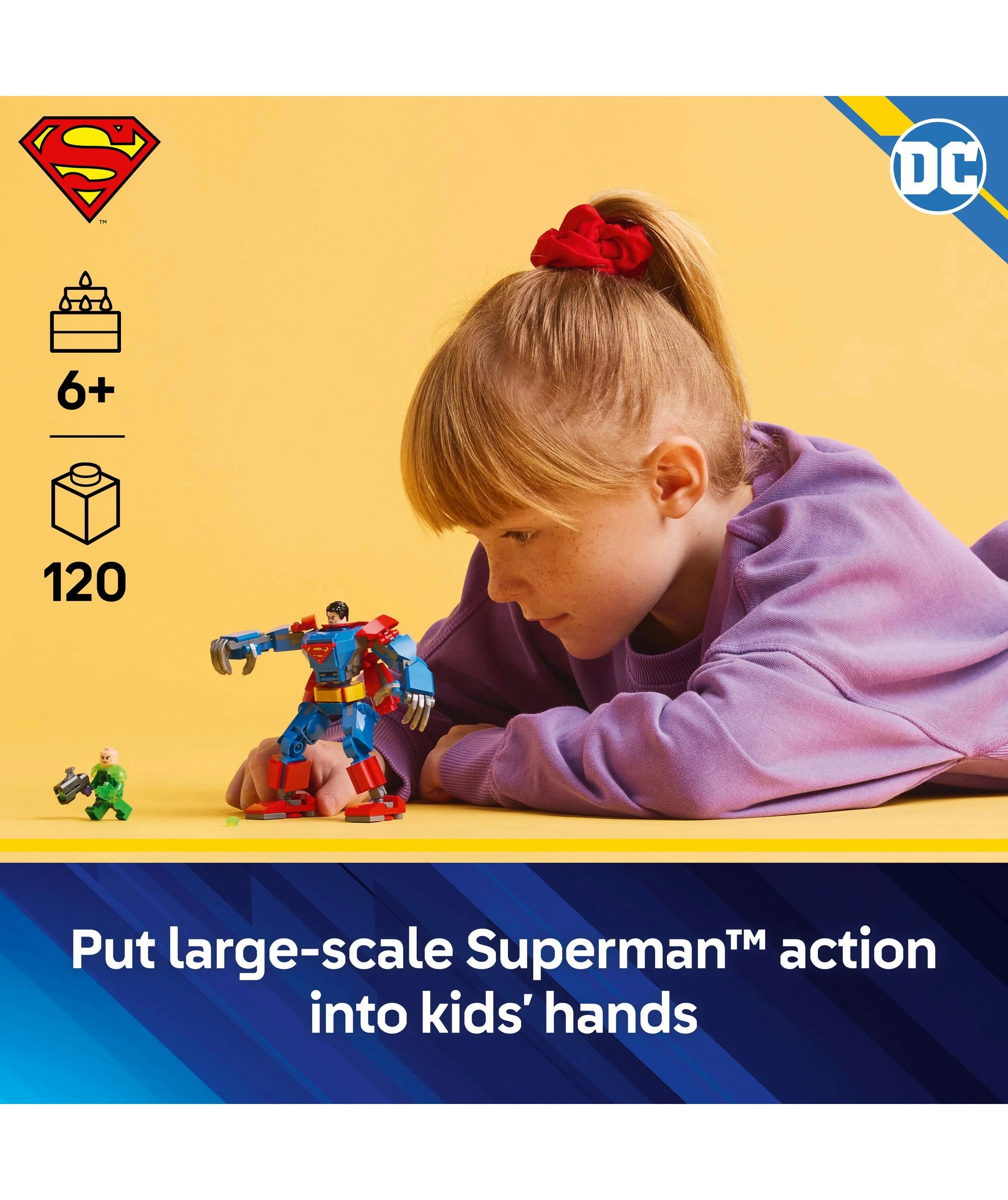 3 LEGO Super Heroes Superman Mech vs. Lex Luthor 76302, 3 of 10