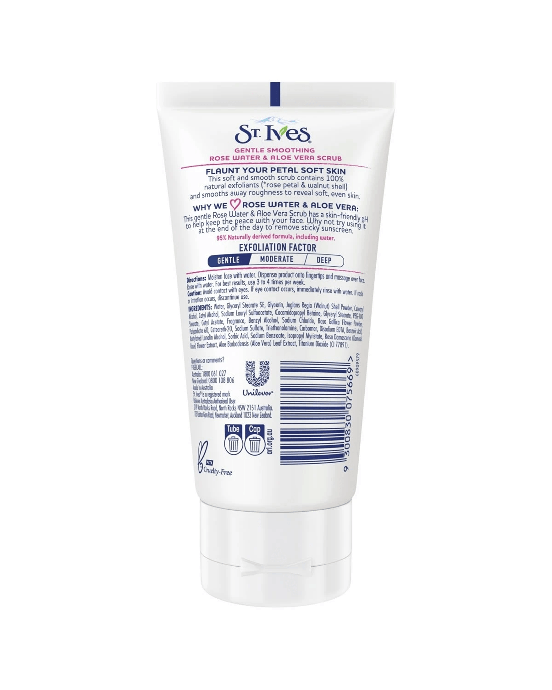 2 St. Ives Gentle Smoothing Face Scrub 150ml - Rose Water and Aloe Vera, 2 of 6