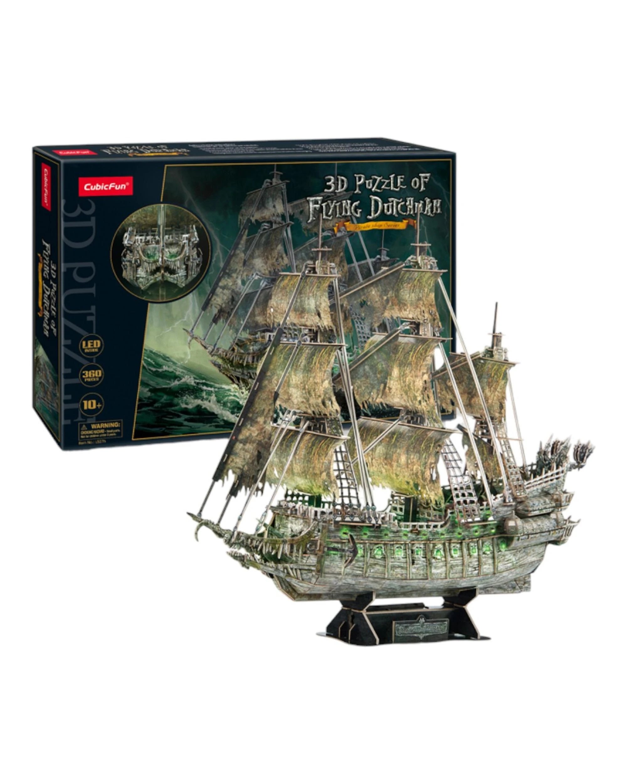 1 CubicFun Flying Dutchman 360 Piece 3D Jigsaw Puzzle, 1 of 4