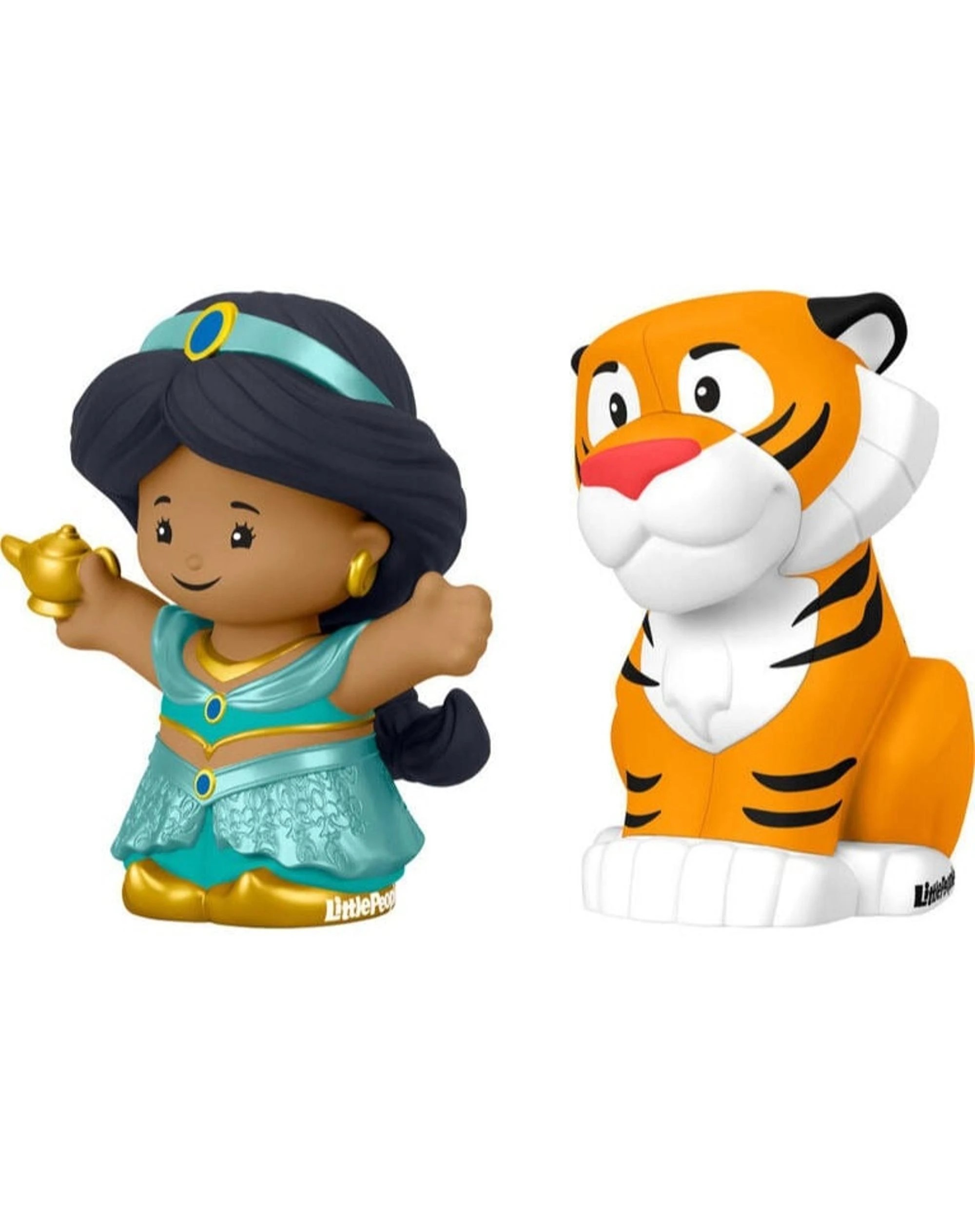3 Little People Disney Princess Jasmine and Rajah Figure Set, 3 of 6