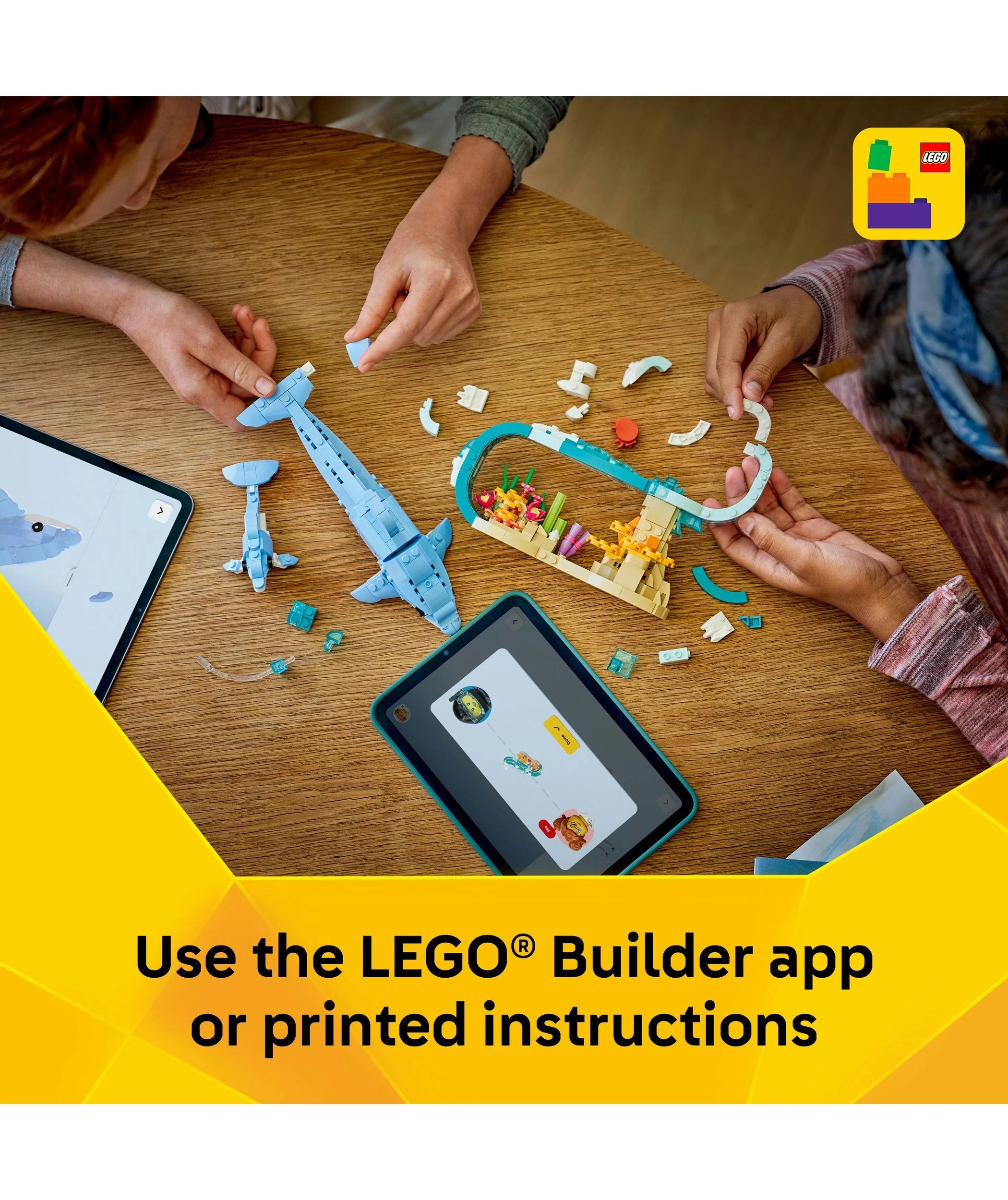 7 LEGO Creator 3 in 1 Sea Animals: Beautiful Dolphins 31385, 7 of 10