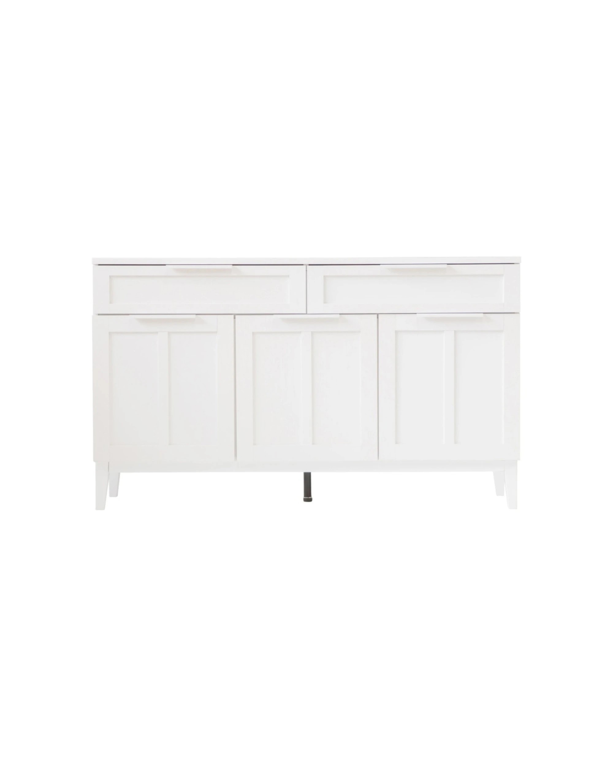1 Alpine Bay Tenley 2 Drawer 3 Door Wood-Look Finish Sideboard Cabinet - White, 1 of 9