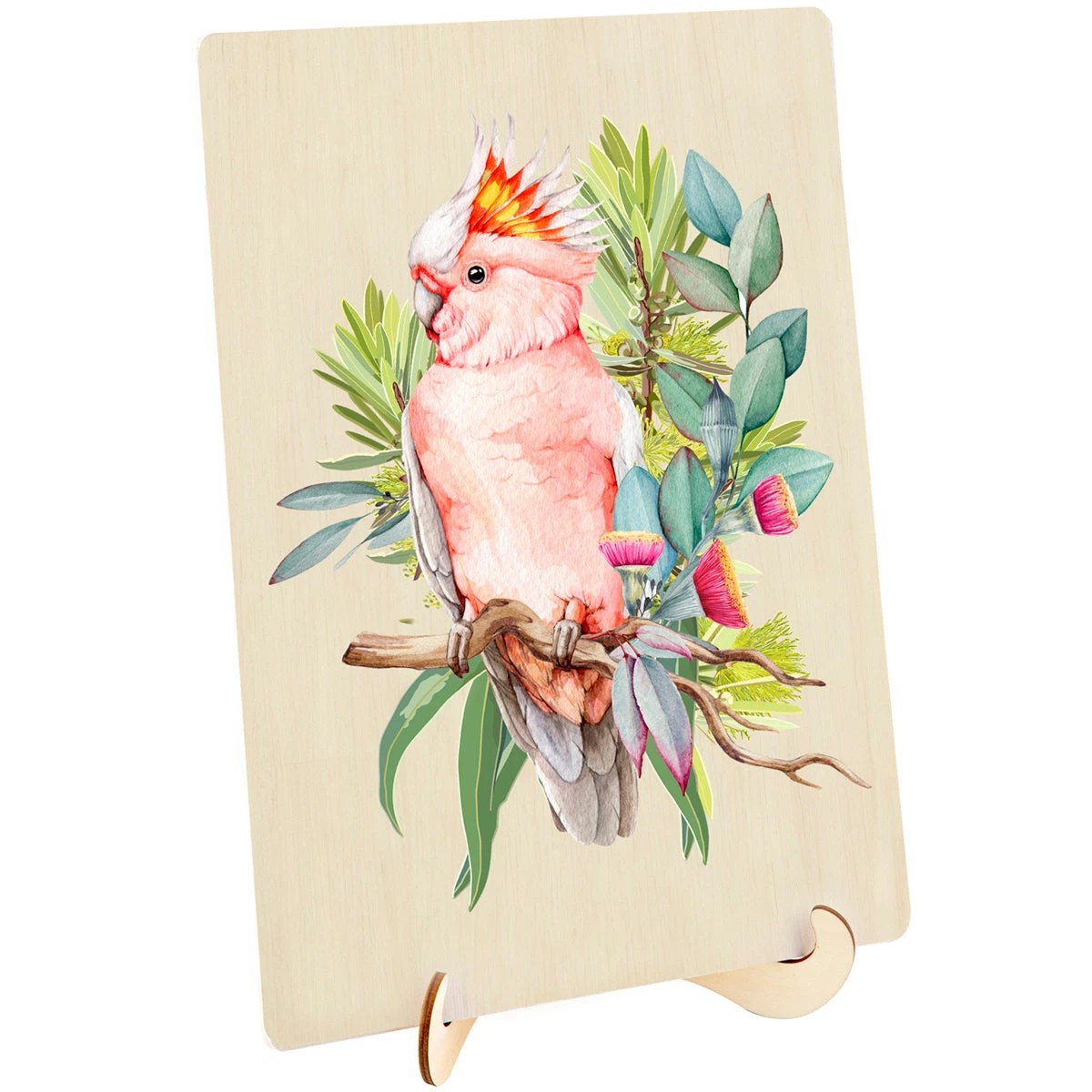 2 Puzzle Master Shaped Wooden Jigsaw Puzzle, Major Mitchell Cockatoo, 2 of 8