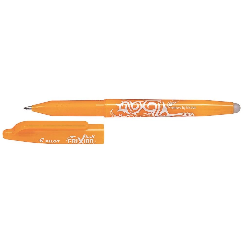 1 PILOT Frixion Erasable Ball Gel Pen 0.7mm Apricot Orange, 1 of 3