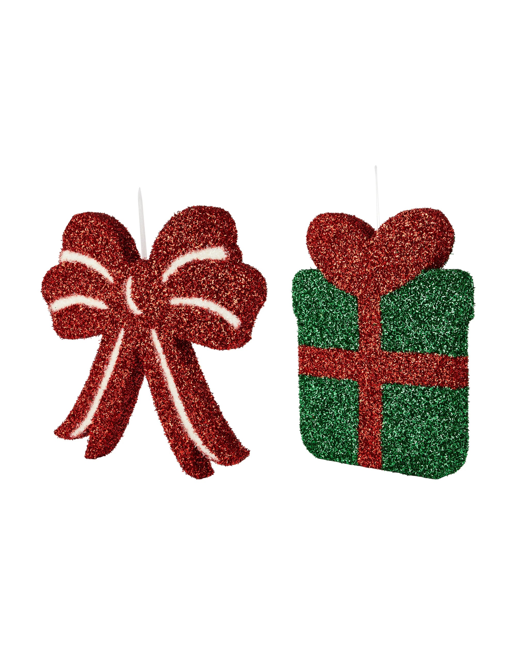 2 Large Tinsel Decoration - Assorted, 2 of 6