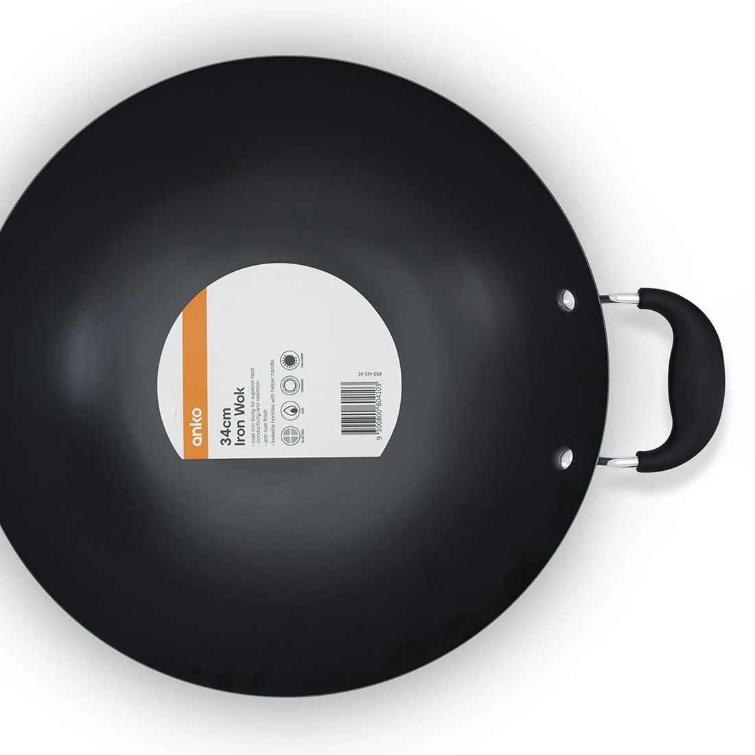 5 34cm Iron Wok, 5 of 6