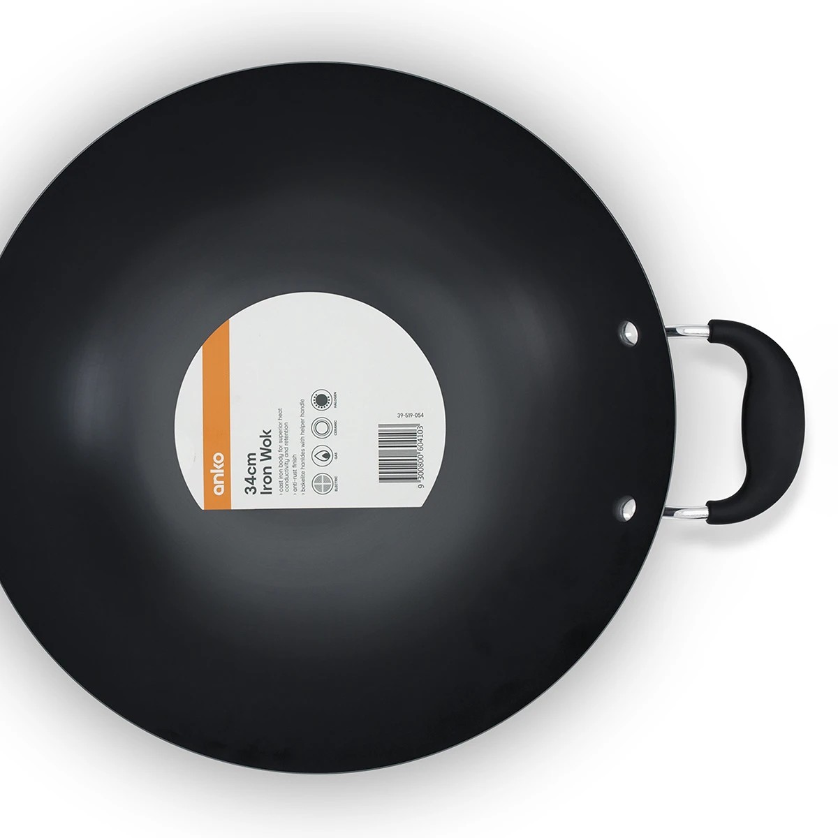 5 34cm Iron Wok, 5 of 6