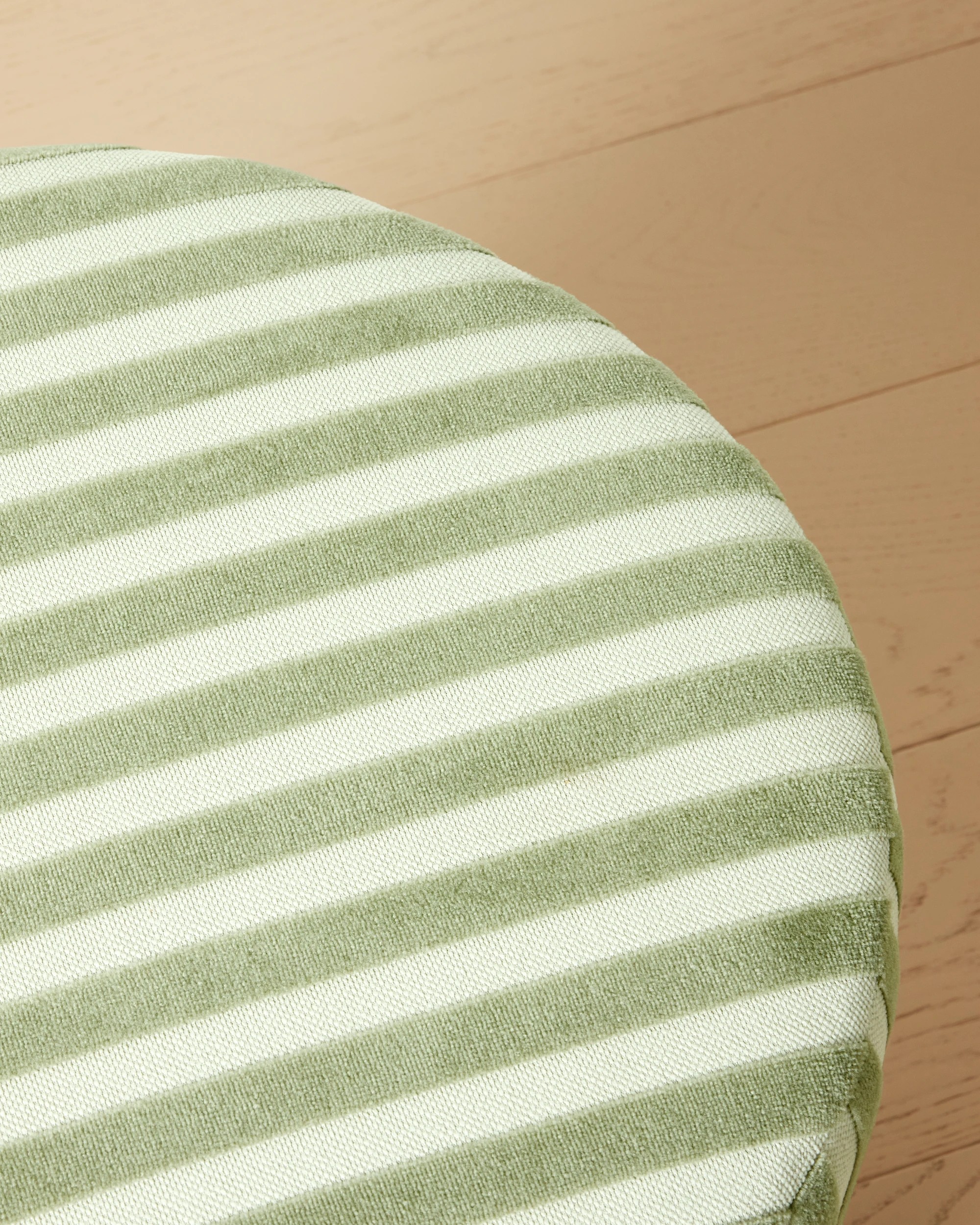 3 Green Stripe Ottoman, 3 of 4