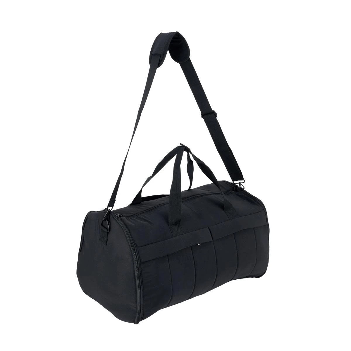 1 2-in-1 Garment Duffle Bag - Black, 1 of 6