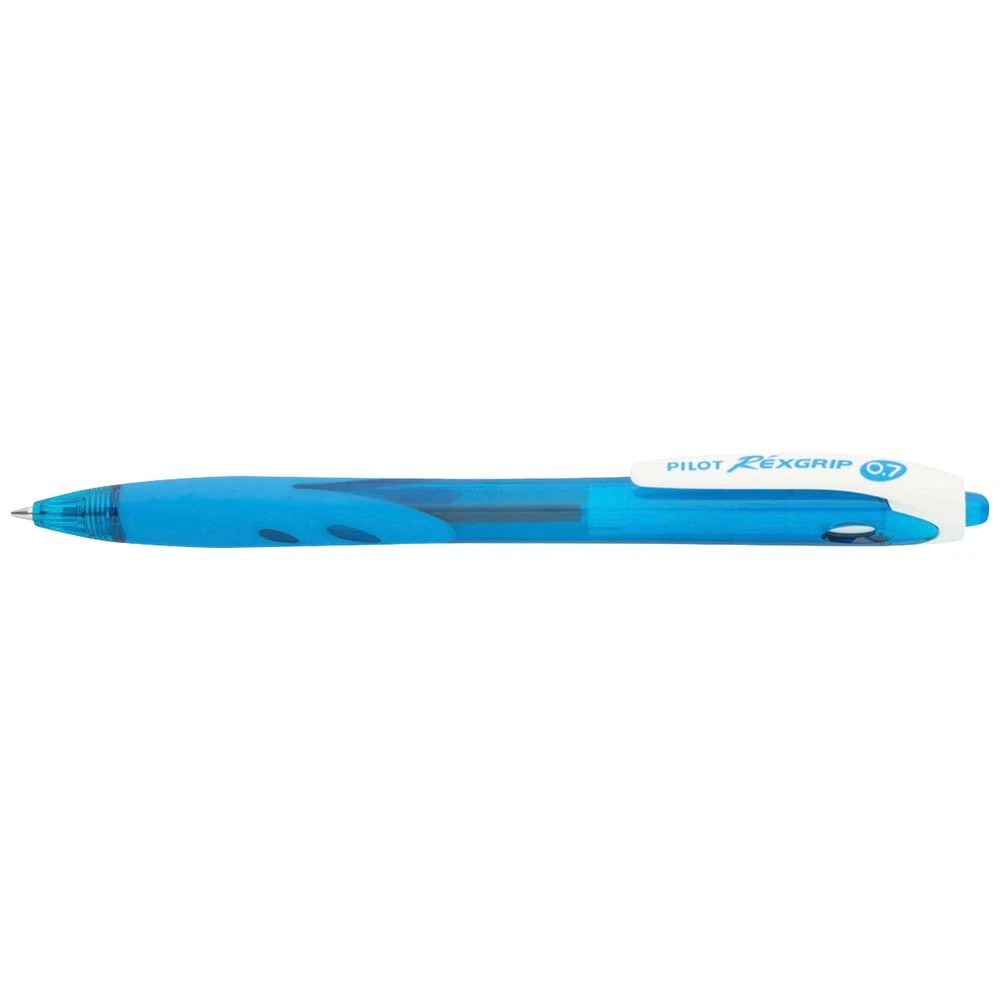 1 PILOT BegreeN Rexgrip Ballpoint Pen 0.7mm Soft Blue, 1 of 1