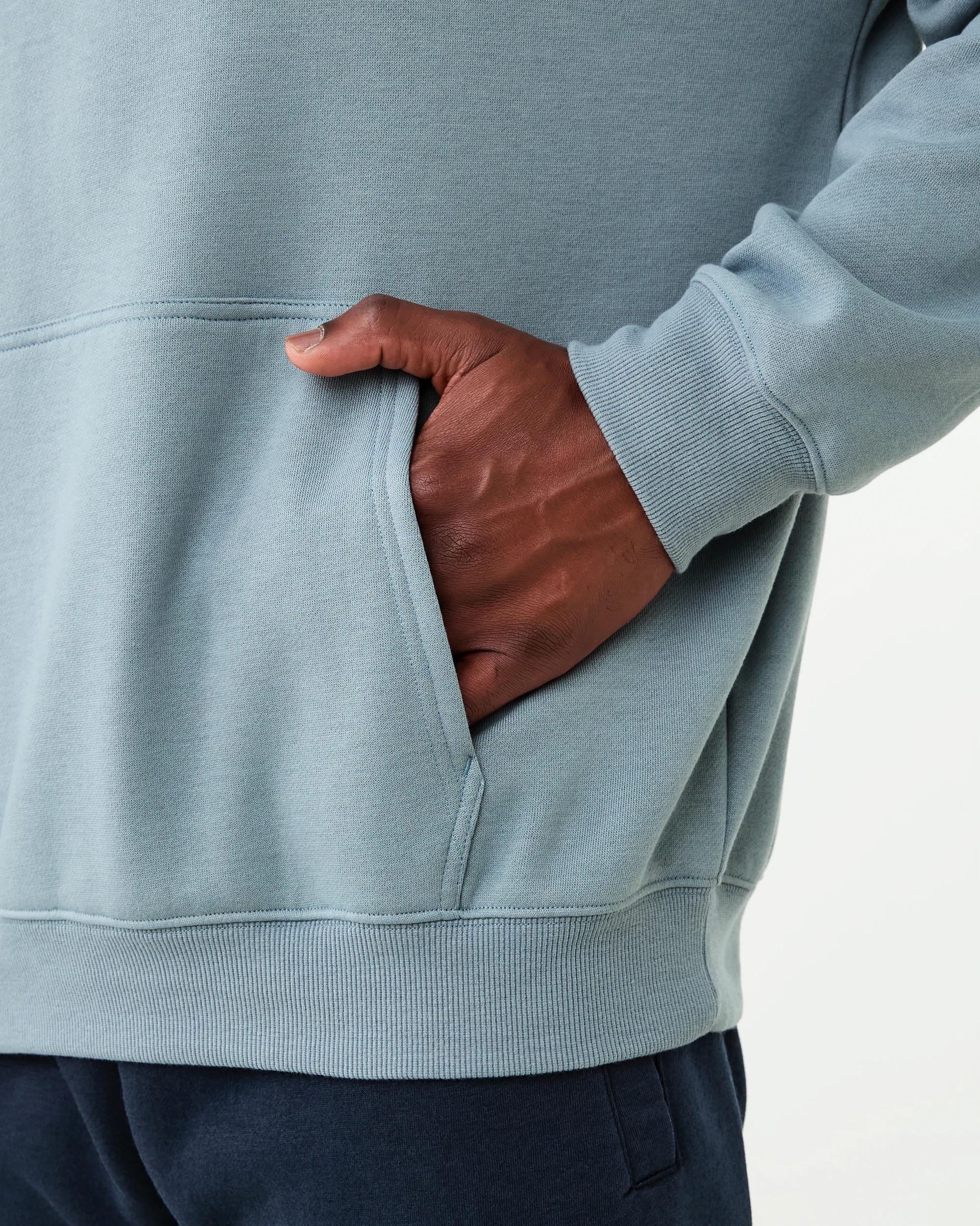 8 Everlast Mens Oversized Hoodie Ash Blue, 8 of 9