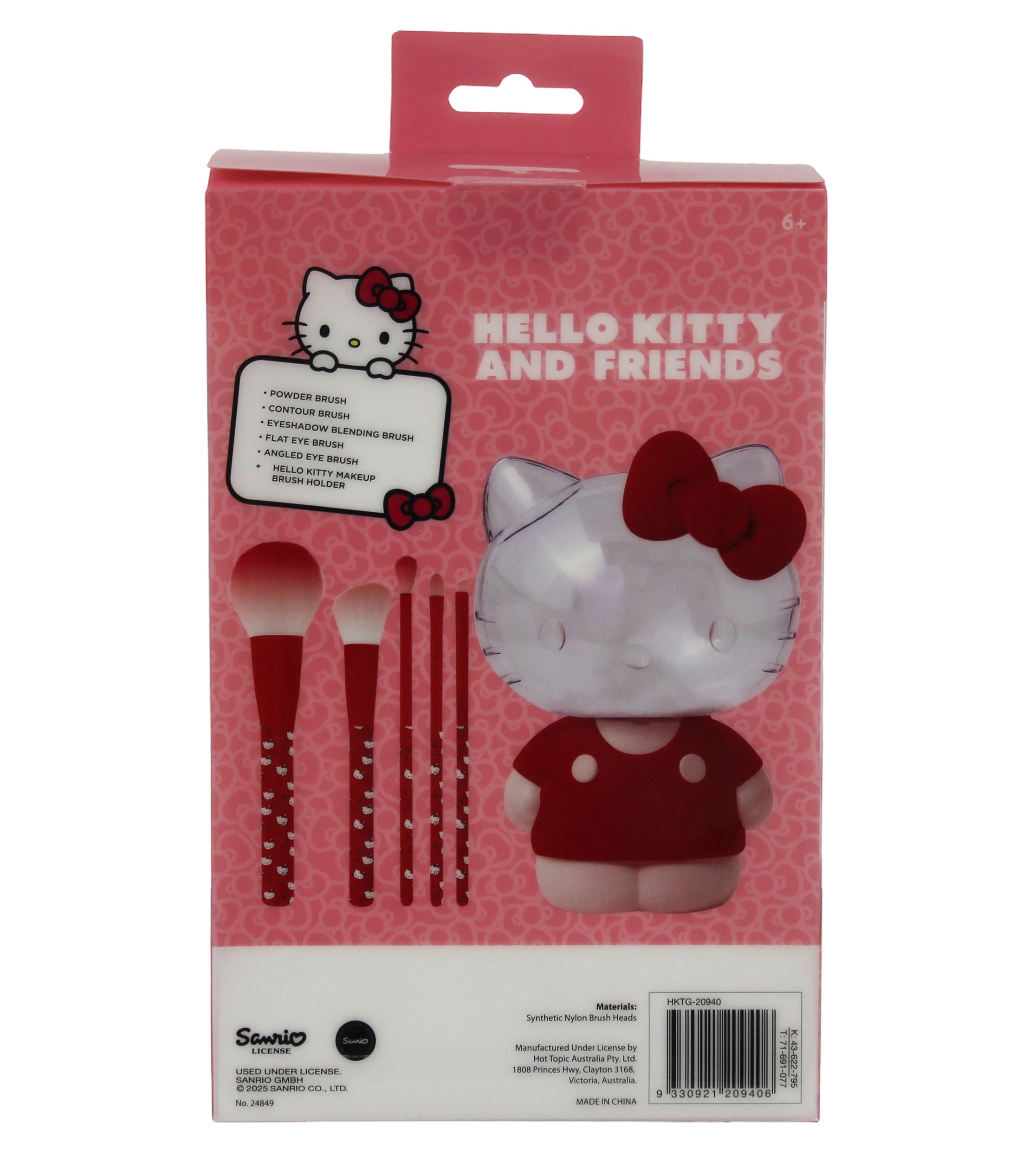 7 6 Piece Hello Kitty and Friends Brush Set with Holder, 7 of 7