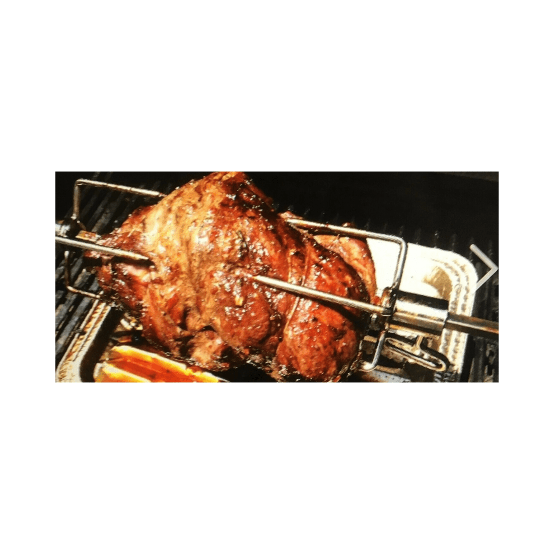 4 BR Home Rotisserie Spit Forks for BBQ and Kabobs - Set of 2, 4 of 8