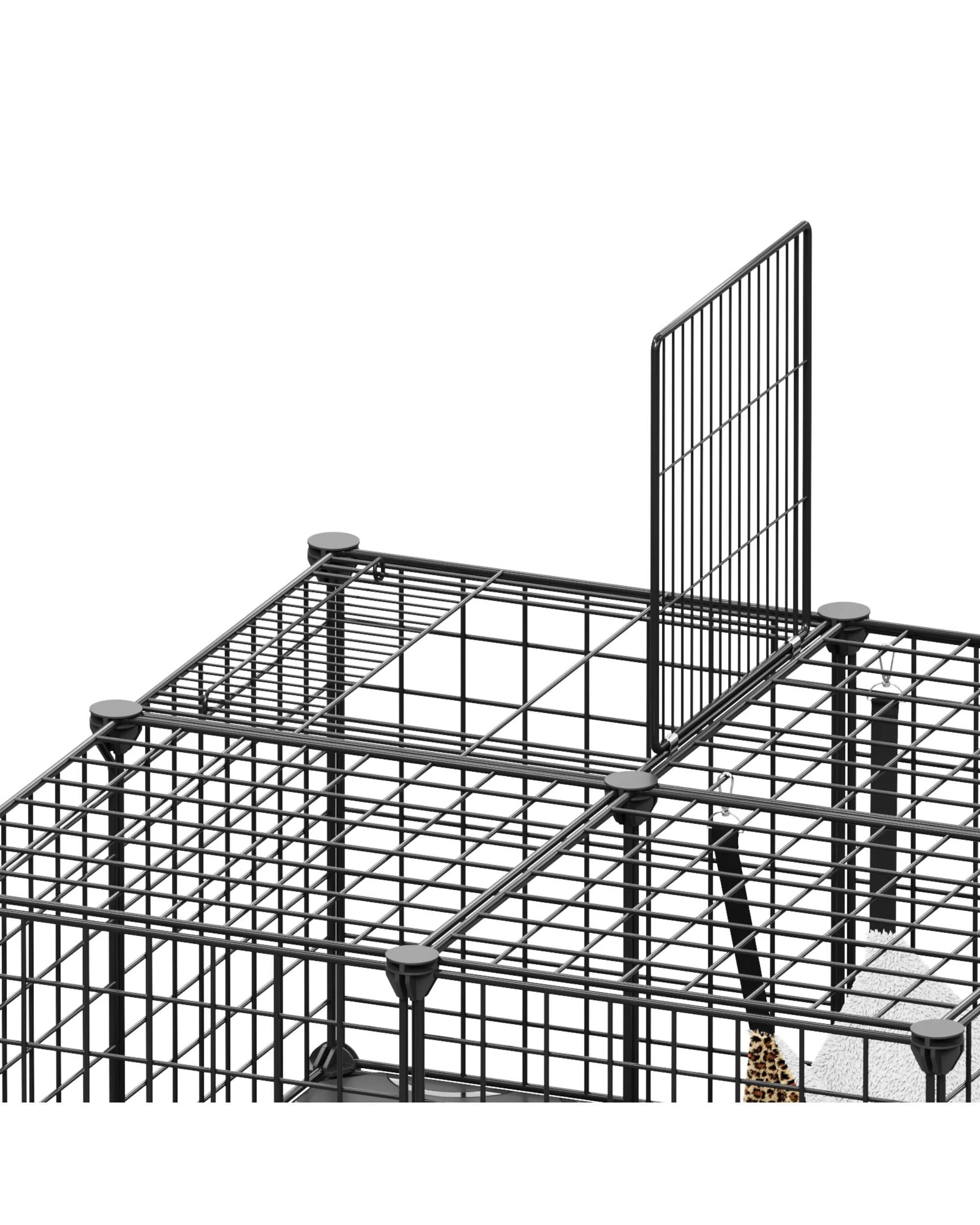 6 Advwin DIY Cat Cage 3 Tier Pet Crate Cat Villa, 6 of 8