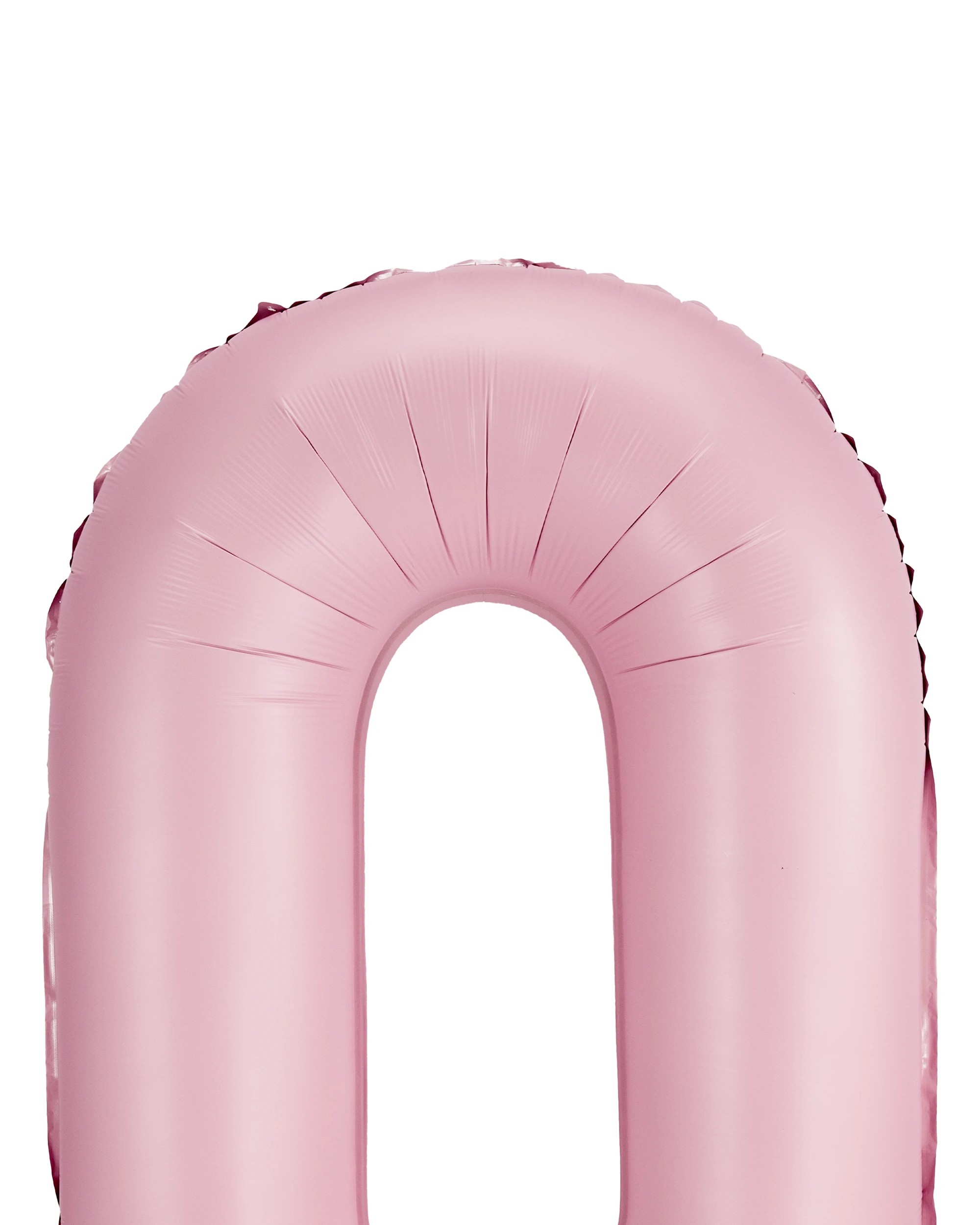 2 Giant Matte Pink Number 0 Foil Balloon, 2 of 5