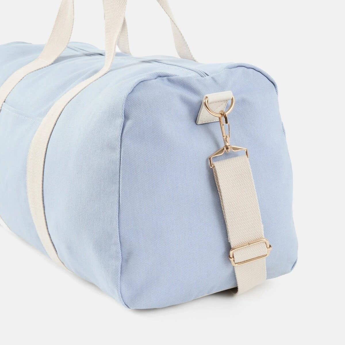 3 Canvas Weekender Bag STORM BLUE, 3 of 4