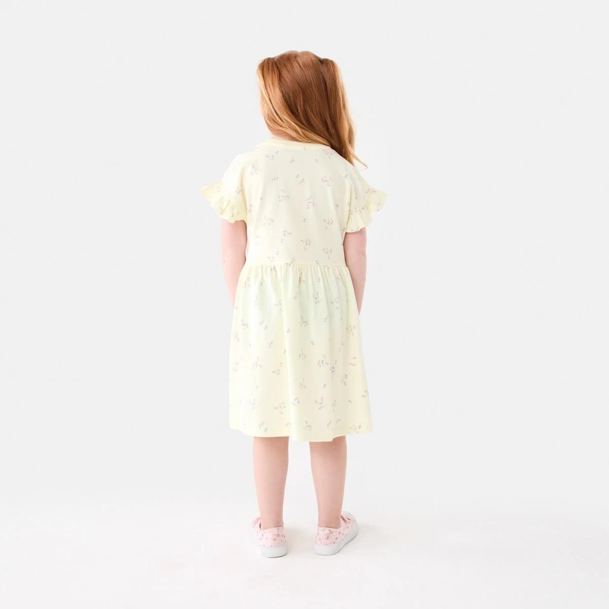 7 Jersey Dress BLUSH BLOOMS FLORALS SORBET, 7 of 7