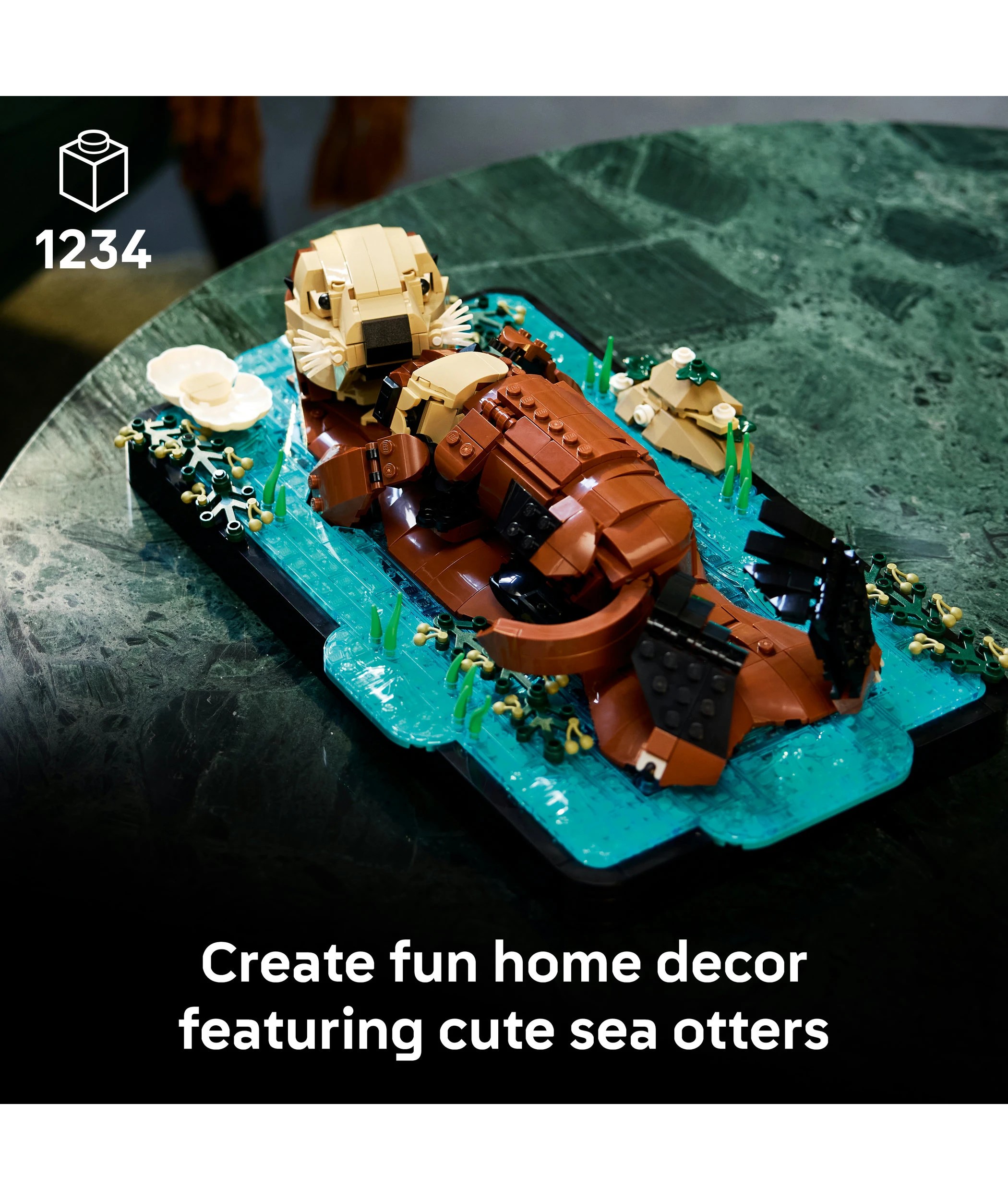 3 LEGO Ideas Floating Sea Otters 21366, 3 of 10