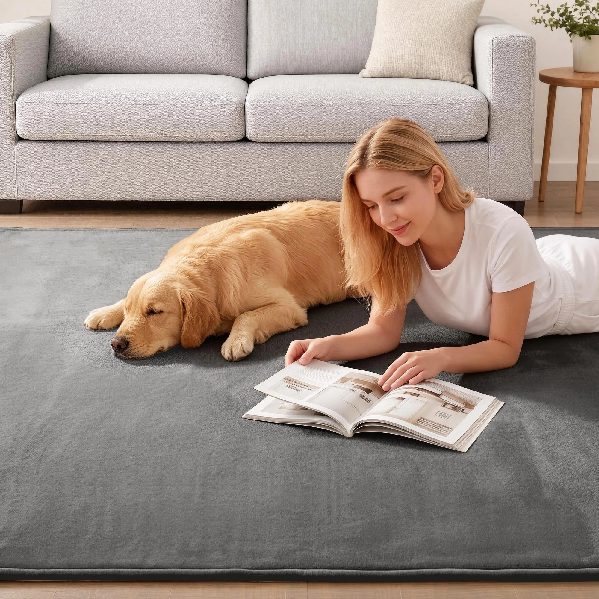 7 Artiss Tatami Mat Floor Mattress 3cm Thick Futon Mattresses Mellow Mat Rugs Living Room - Grey, 7 of 8