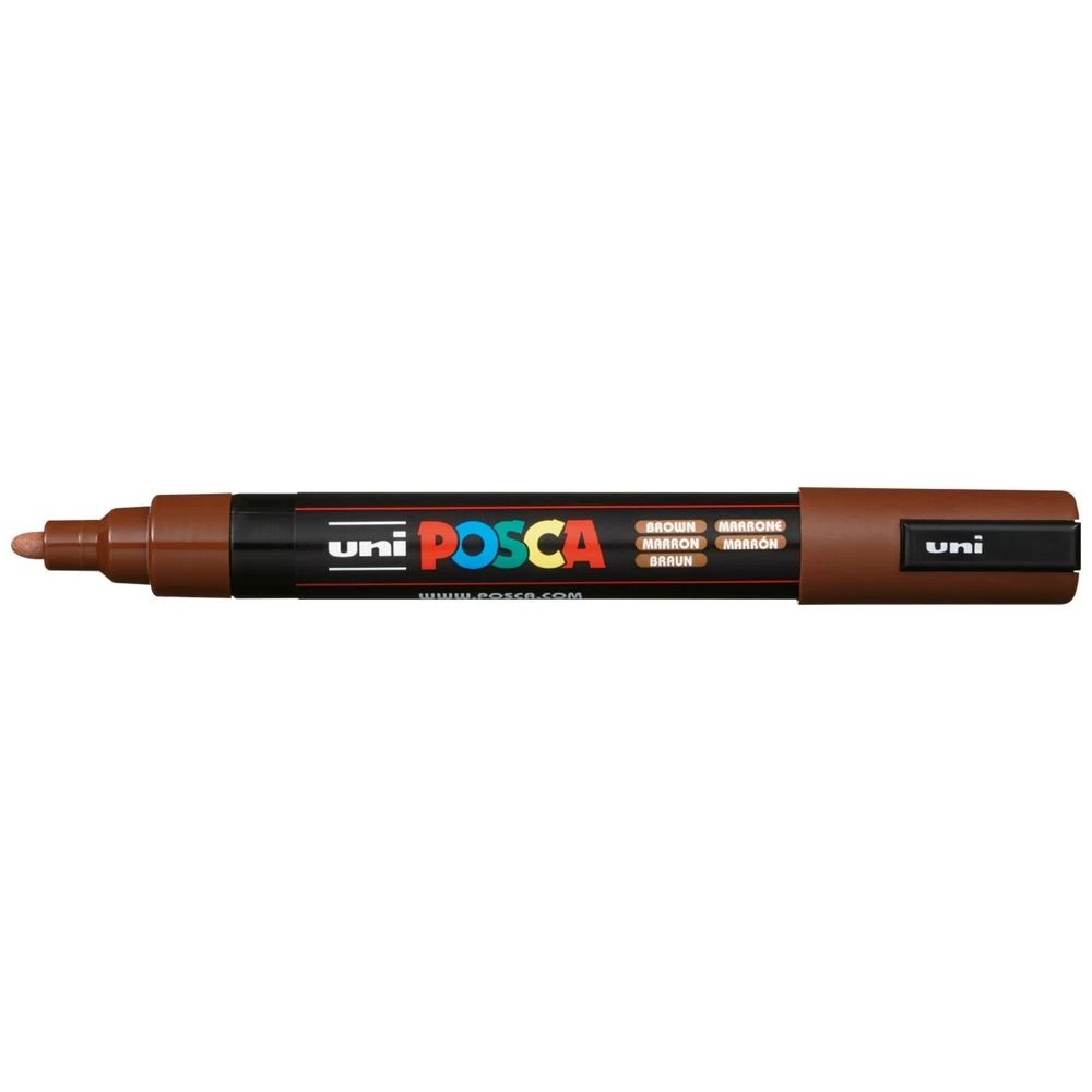 1 POSCA PC 5M Paint Marker Brown, 1 of 7