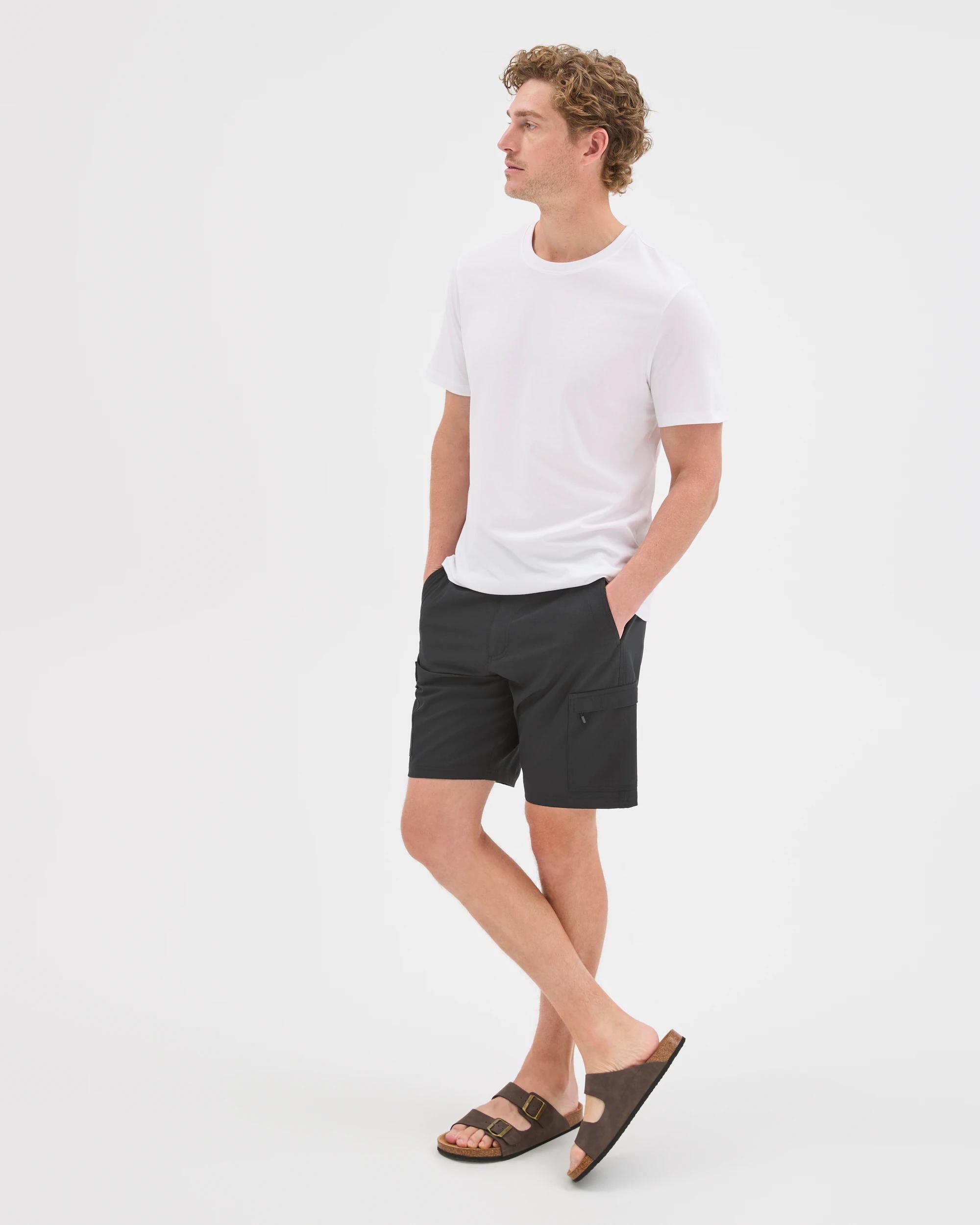 2 Target Man Hybrid Cargo Swim Boardshorts BLACK, 2 of 5