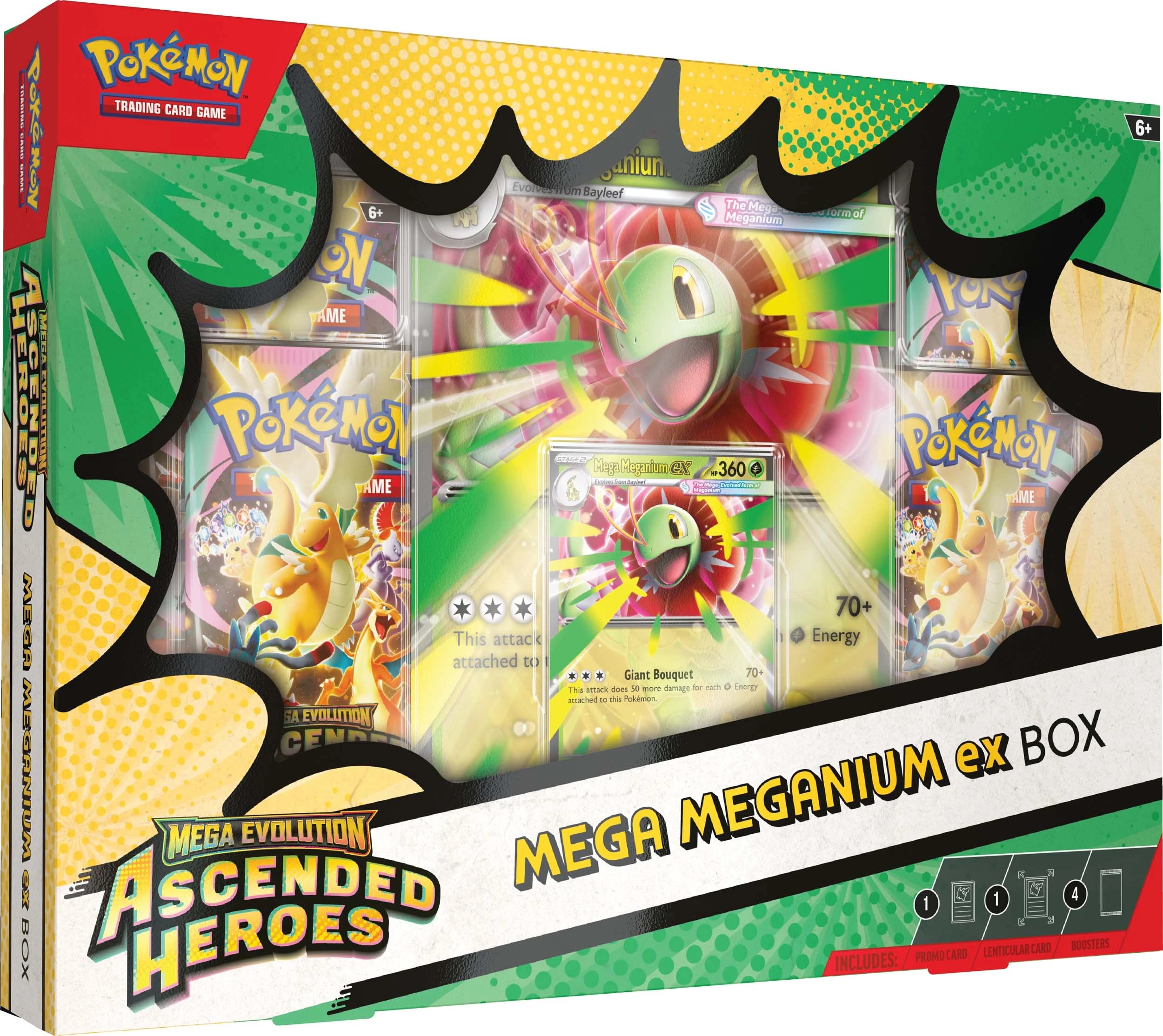8 Pokemon Trading Card Game: Mega Evolution Ascended Heroes ex Box - Assorted, 8 of 10