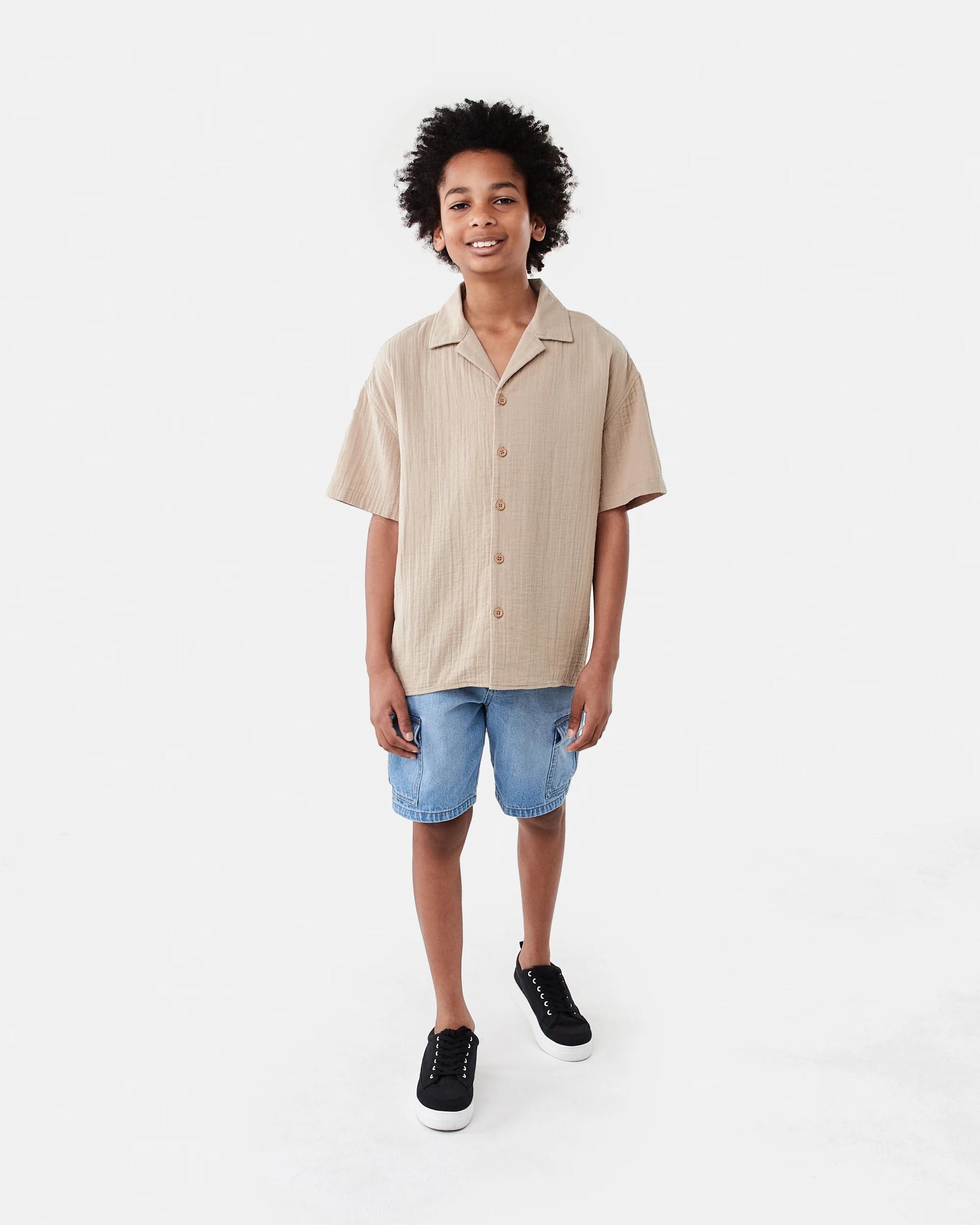 6 Short Sleeve Double Cloth Shirt Bge Savnh, 6 of 7