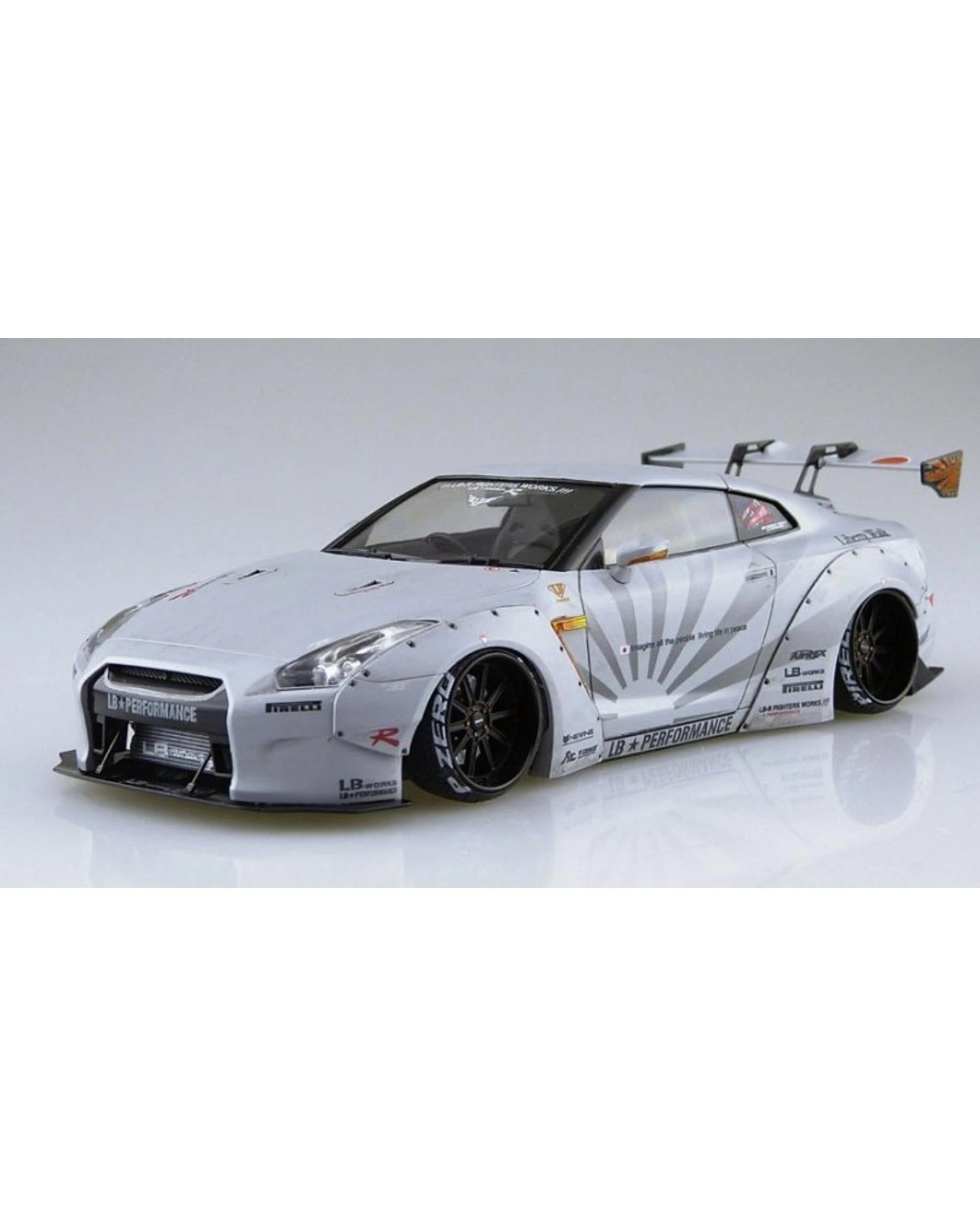 3 Aoshima LB Works R35 Nissan GT-R 1:24 Scale Model Kit, 3 of 5