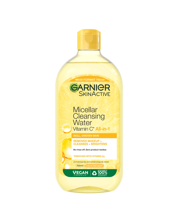 Garnier SkinActive All-In-One Micellar Cleansing Water 700ml – Vitamin C