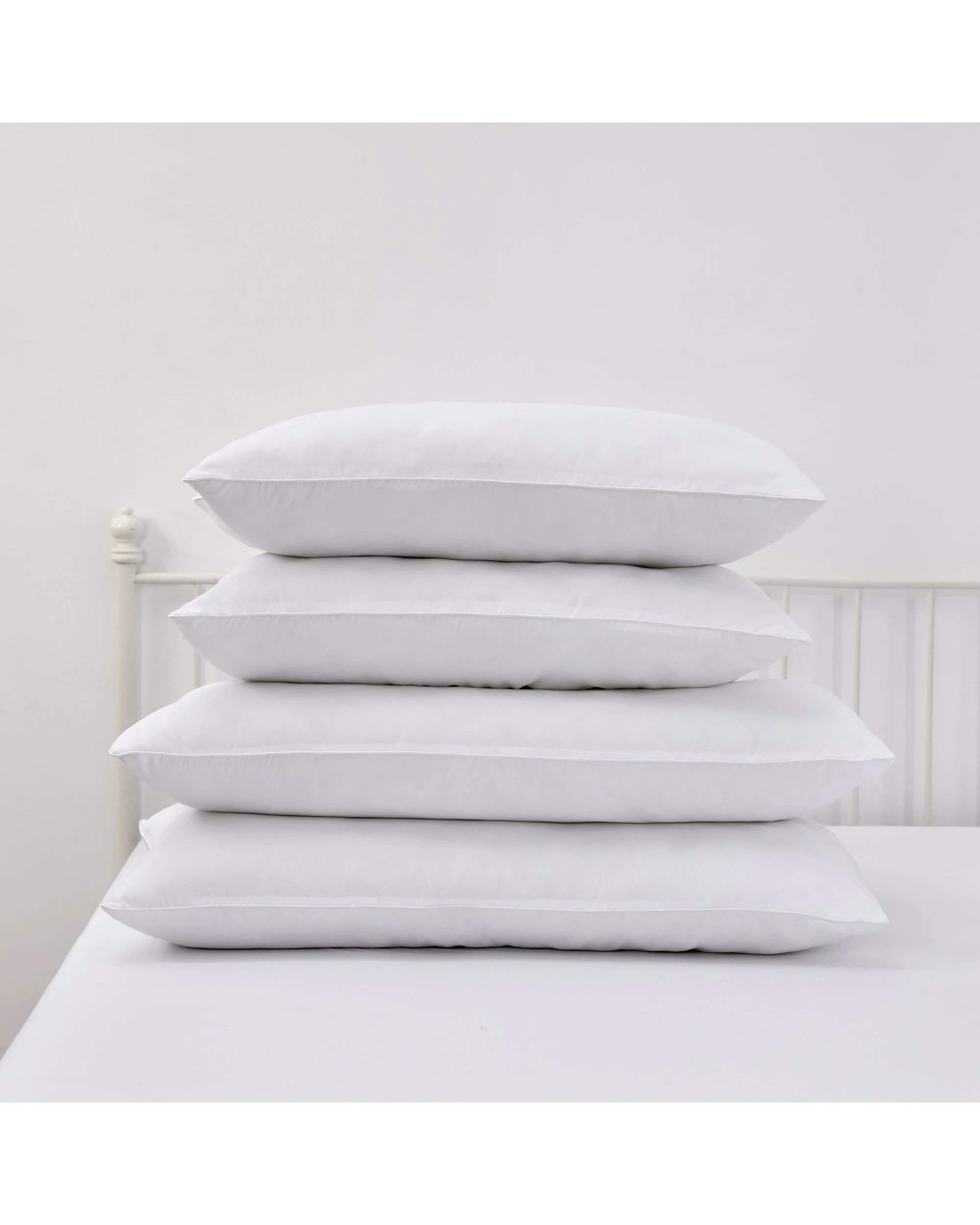 7 Sleepcare Essential 4 Piece Family Pack Microfibre Pillows Pack (2 x Standard & 2 x King) - White, 7 of 7