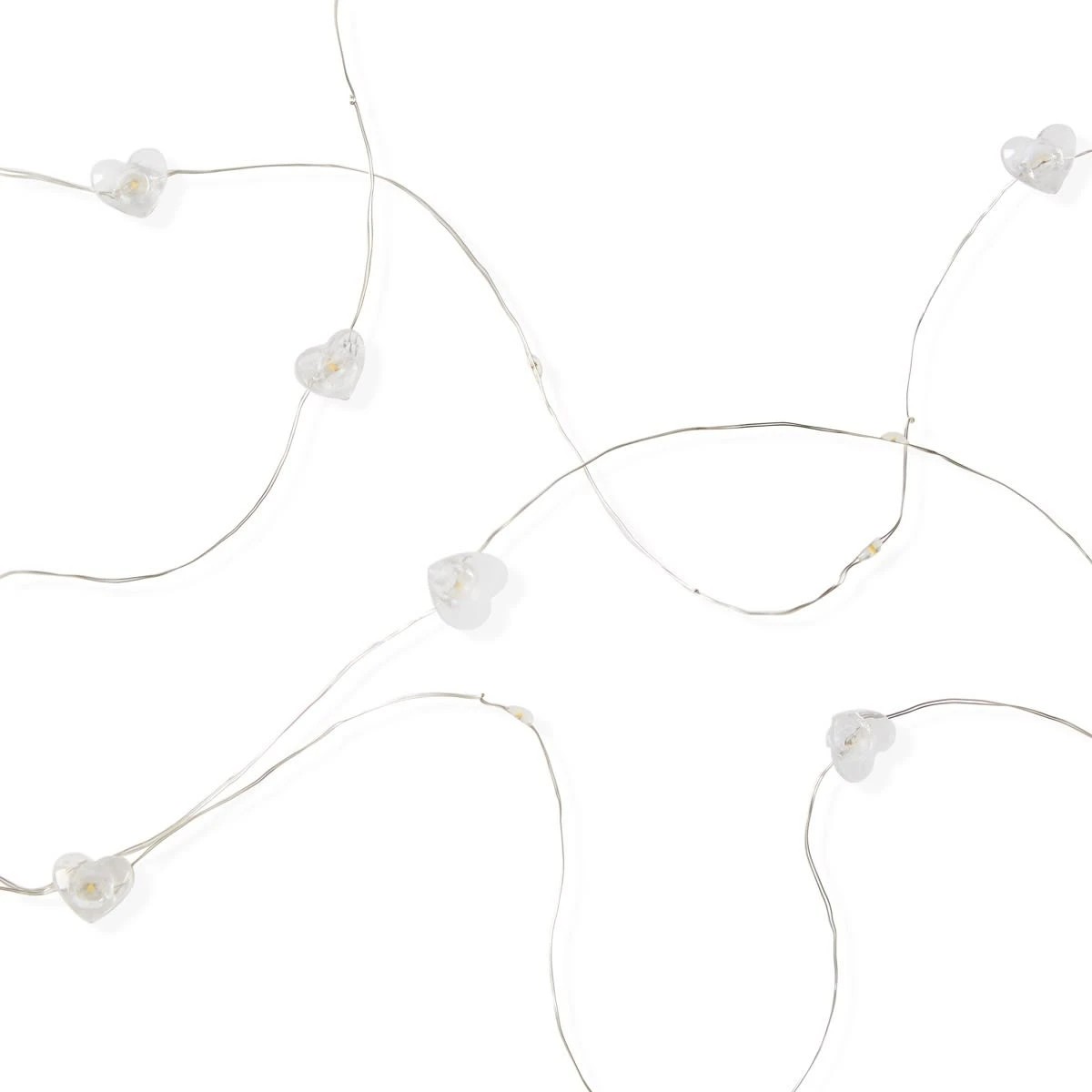 5 Mini Heart Wire String Lights, 5 of 8