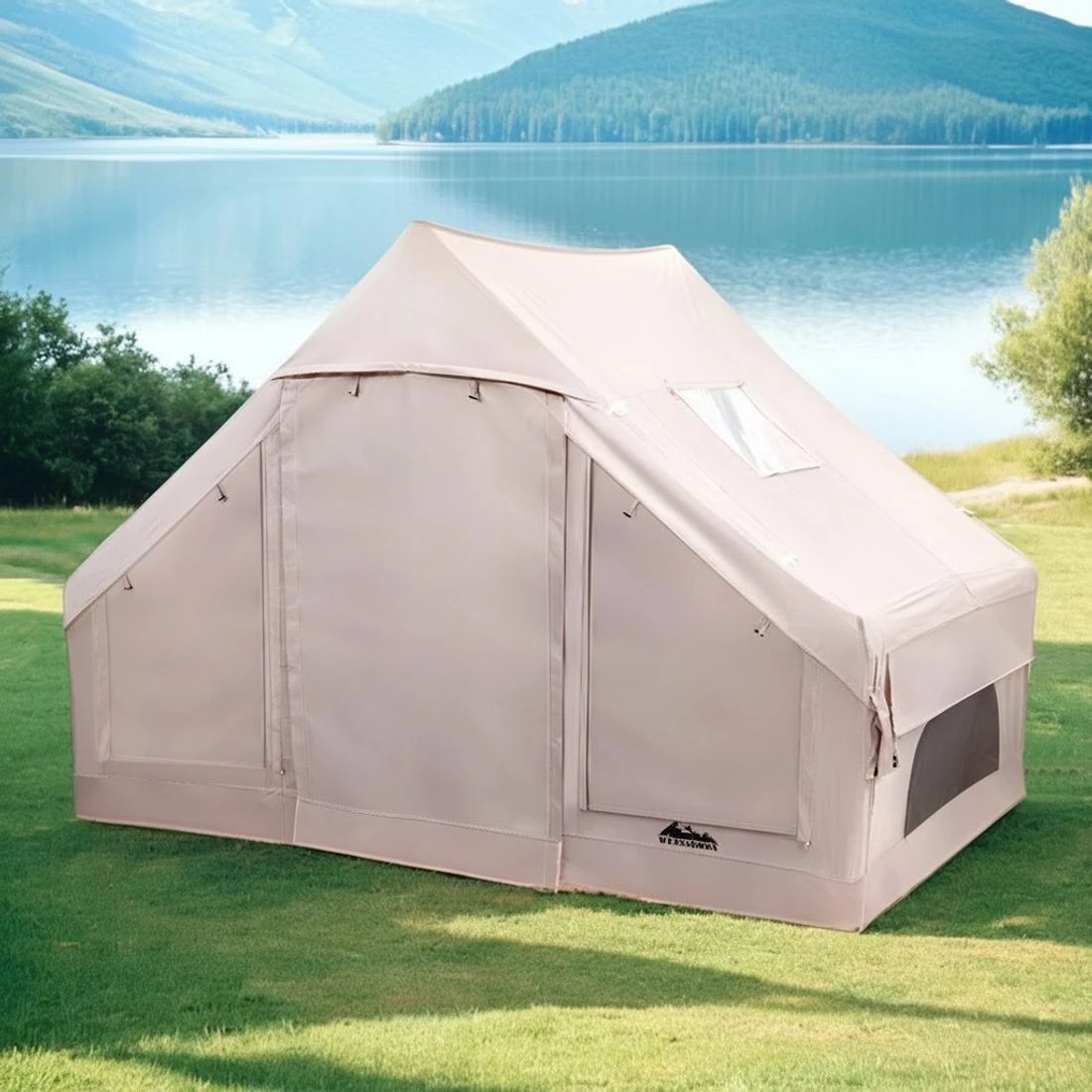 4 Weisshorn Camping Tent Inflatable Beach Tent 6 Person 300CM - Multi, 4 of 6