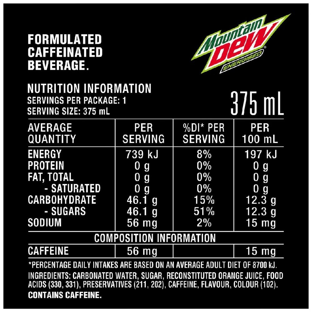 3 Mountain Dew Cans 375mL 30 Pack, 3 of 3